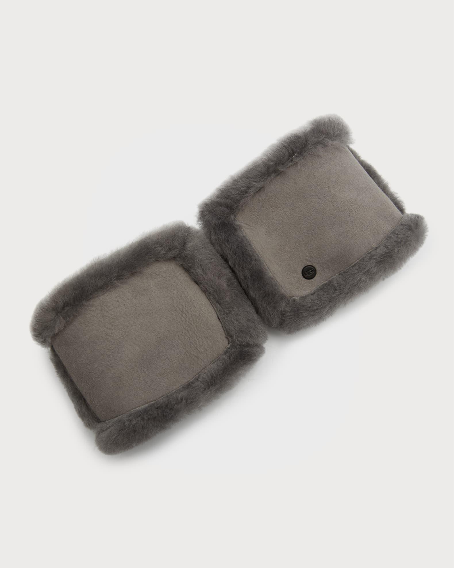 Suede & Sheep Shearling Headband  Product Image