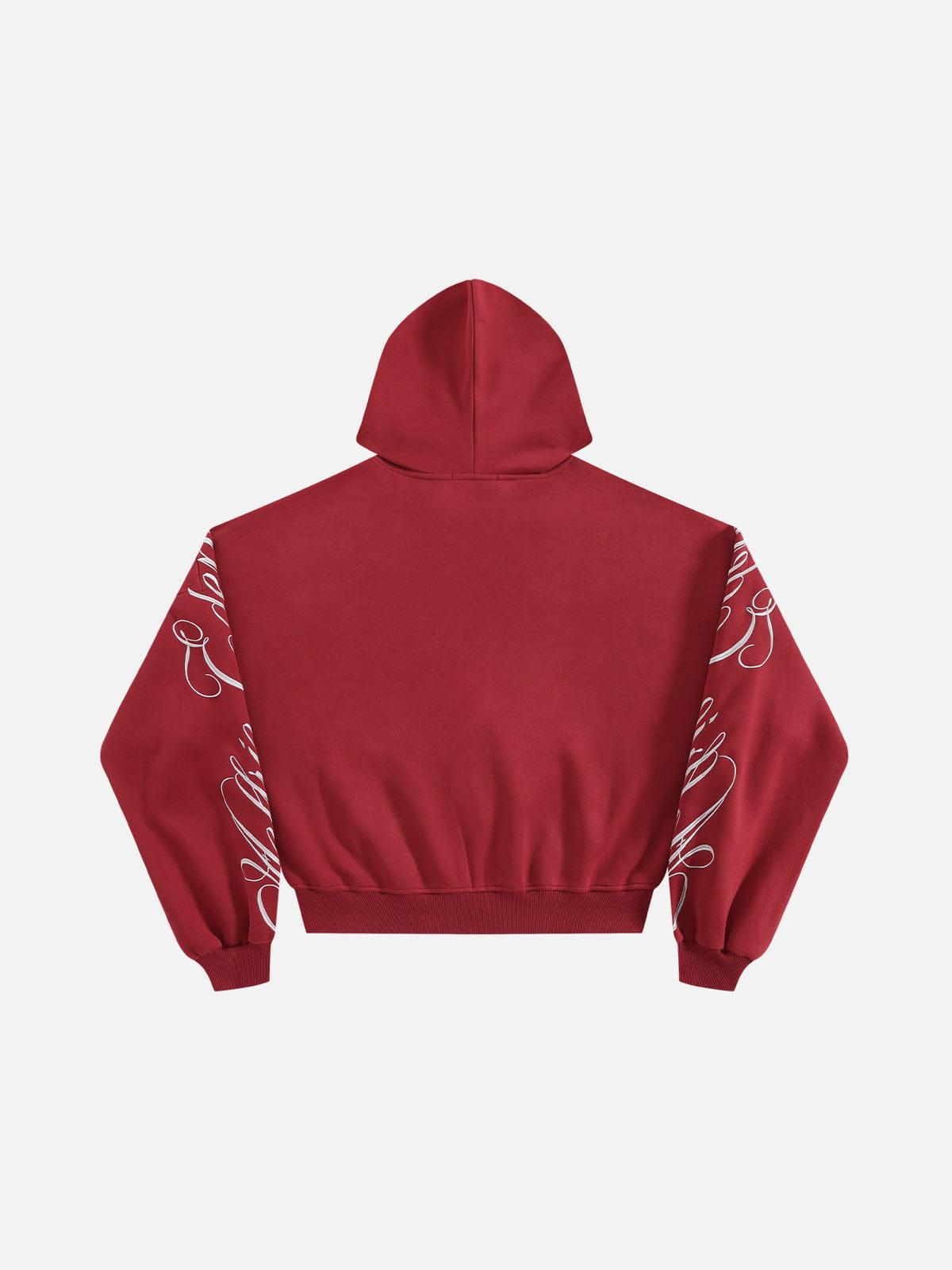 Aelfric Eden Boxy Embroidery Hoodie Sets Product Image