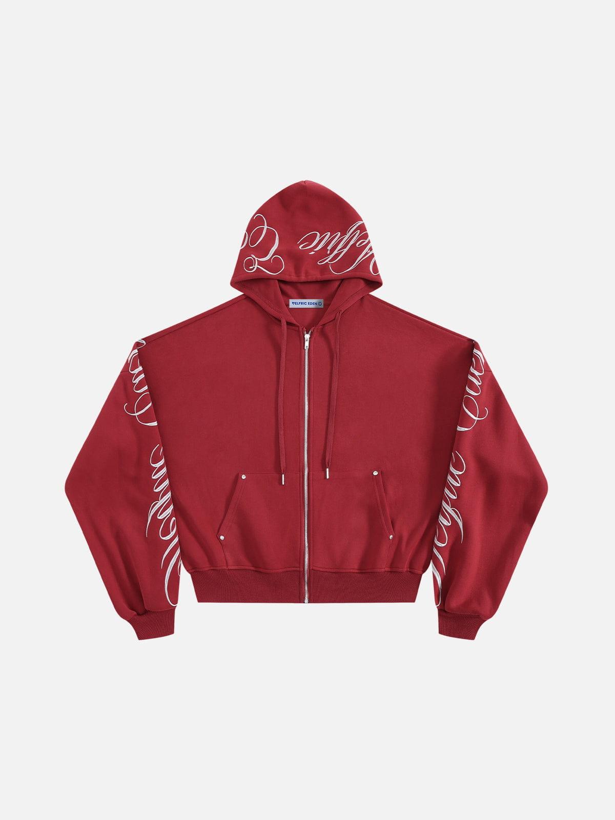 Aelfric Eden Boxy Embroidery Hoodie Sets Product Image