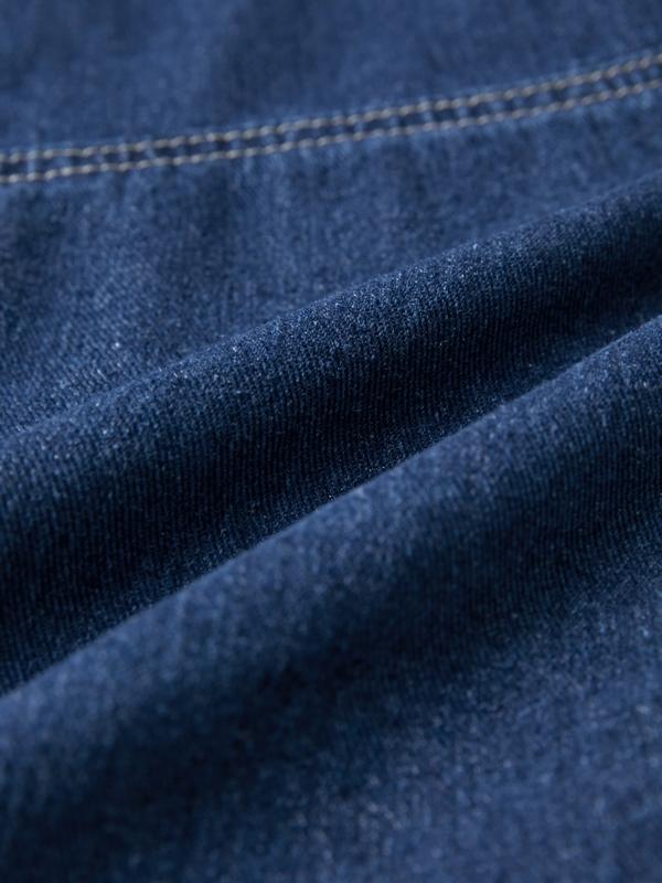 Punk Blue Wash Baggy Cargo Jeans Product Image