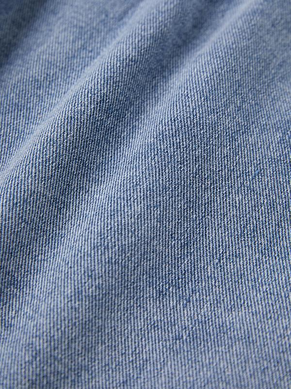 Vintage Blue Micro Denim Skirts Product Image