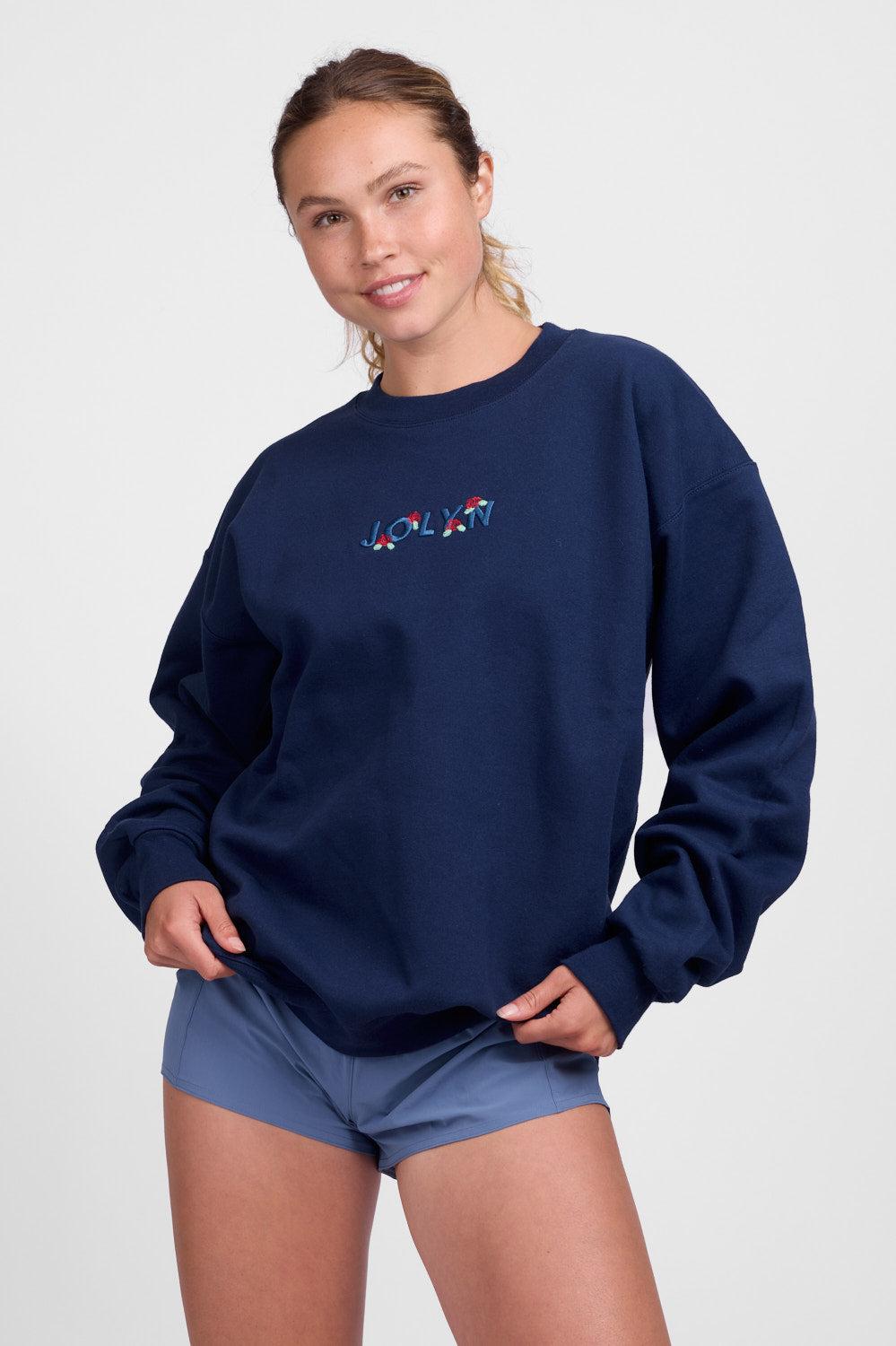 Roxanne Oversized Fleece Crewneck - JOLYN Luv Product Image