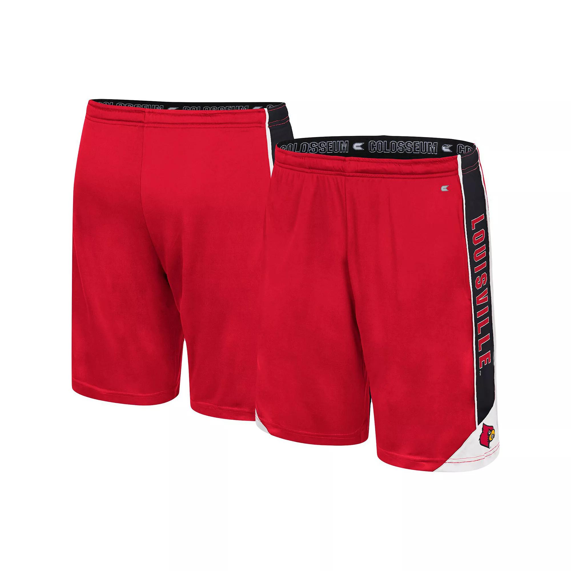 Men's Colosseum Red Louisville Cardinals Haller Shorts, Size: Large Product Image