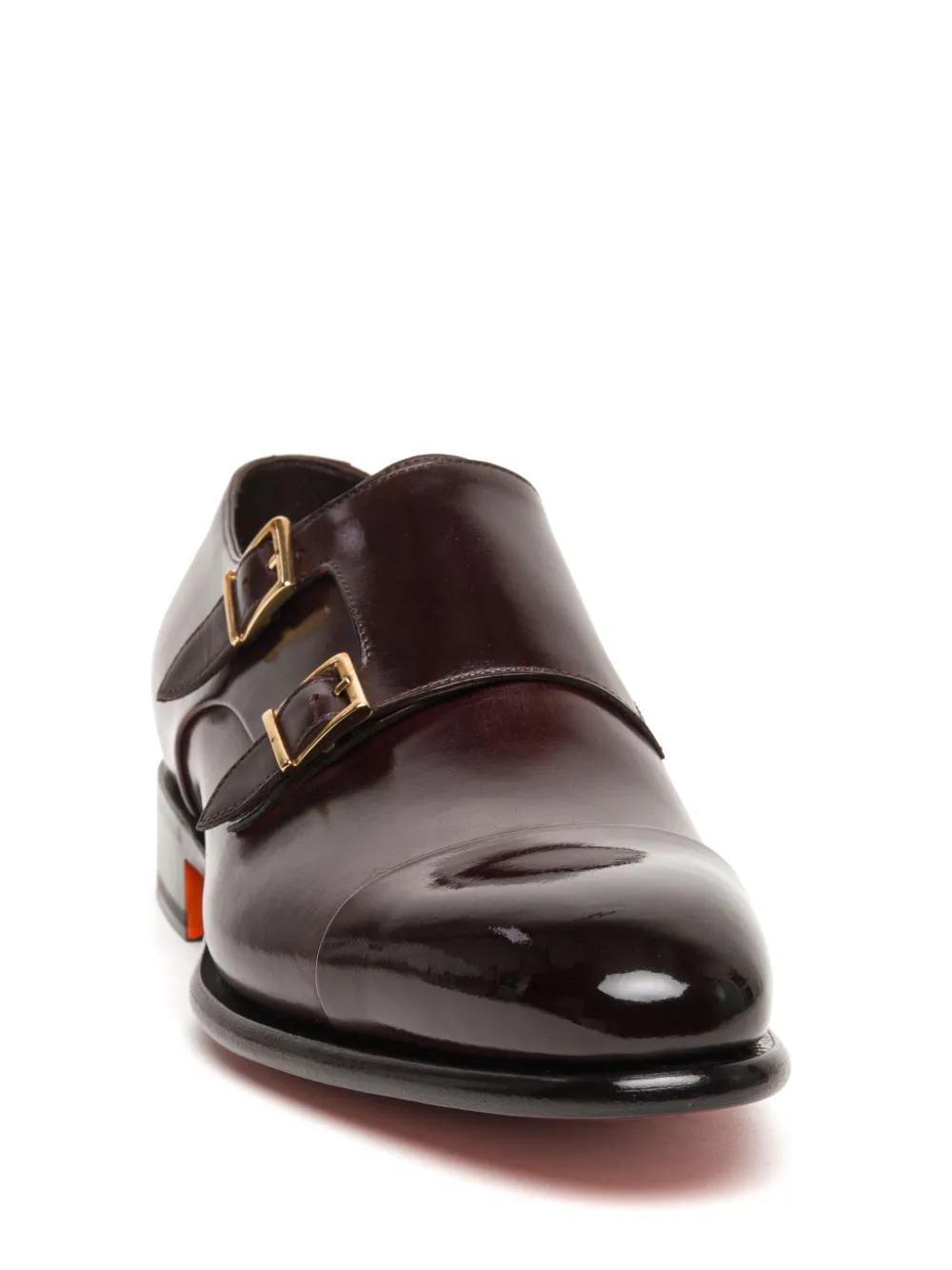 leather monk shoes Product Image