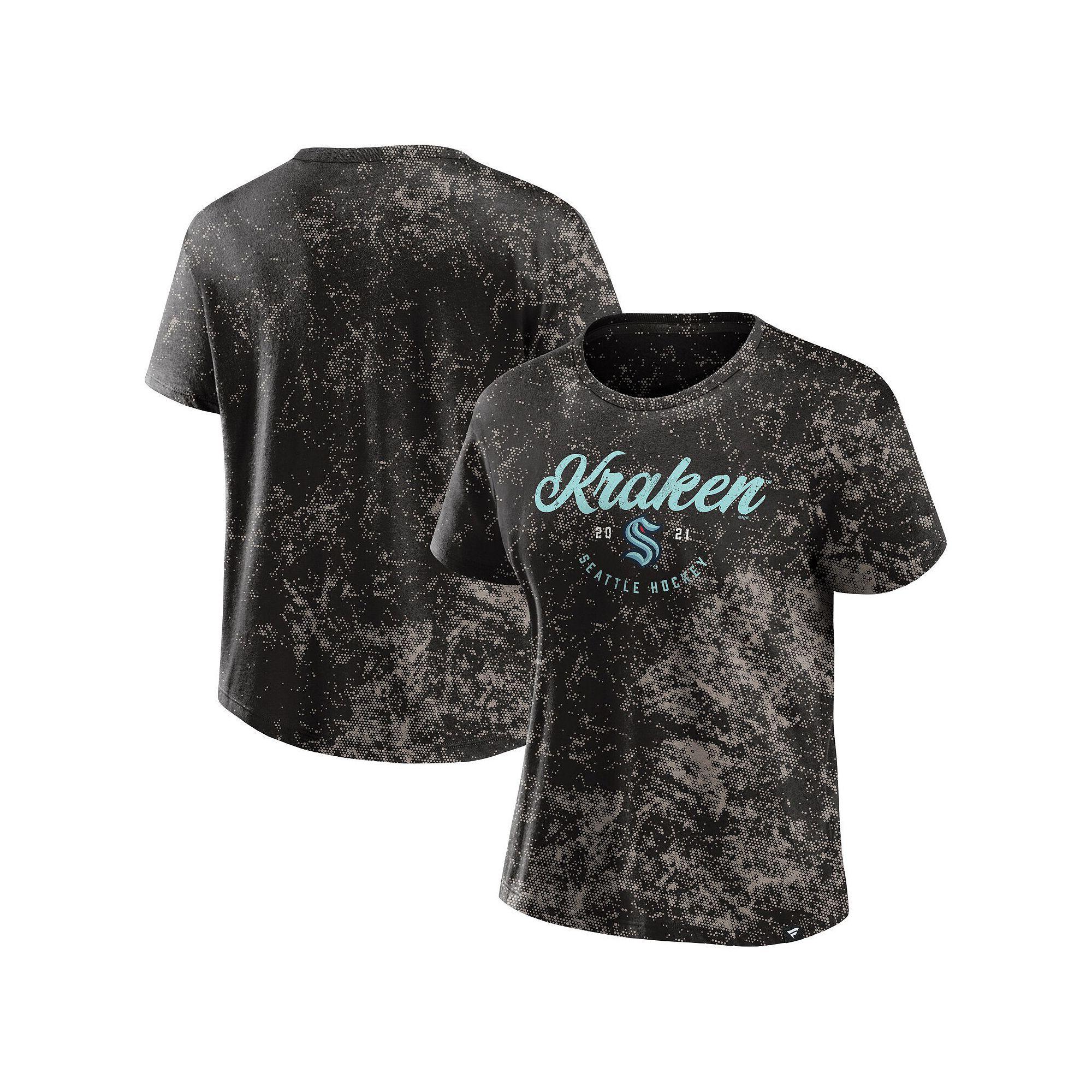 Women's Fanatics Branded Black Seattle Kraken Breakaway T-Shirt,  Product Image