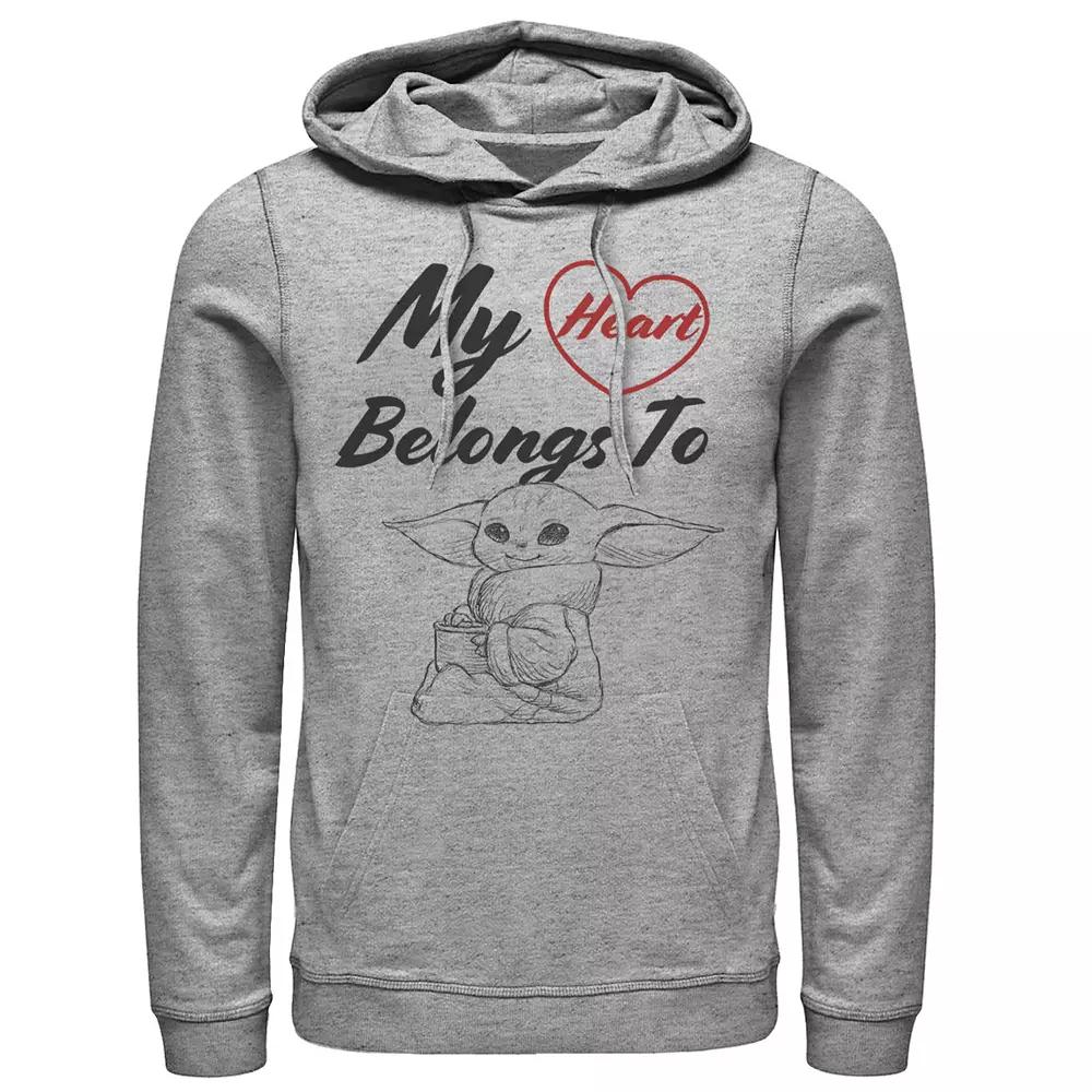 Men's Star Wars The Mandalorian The Child My Heart Belongs To Hoodie,  Product Image