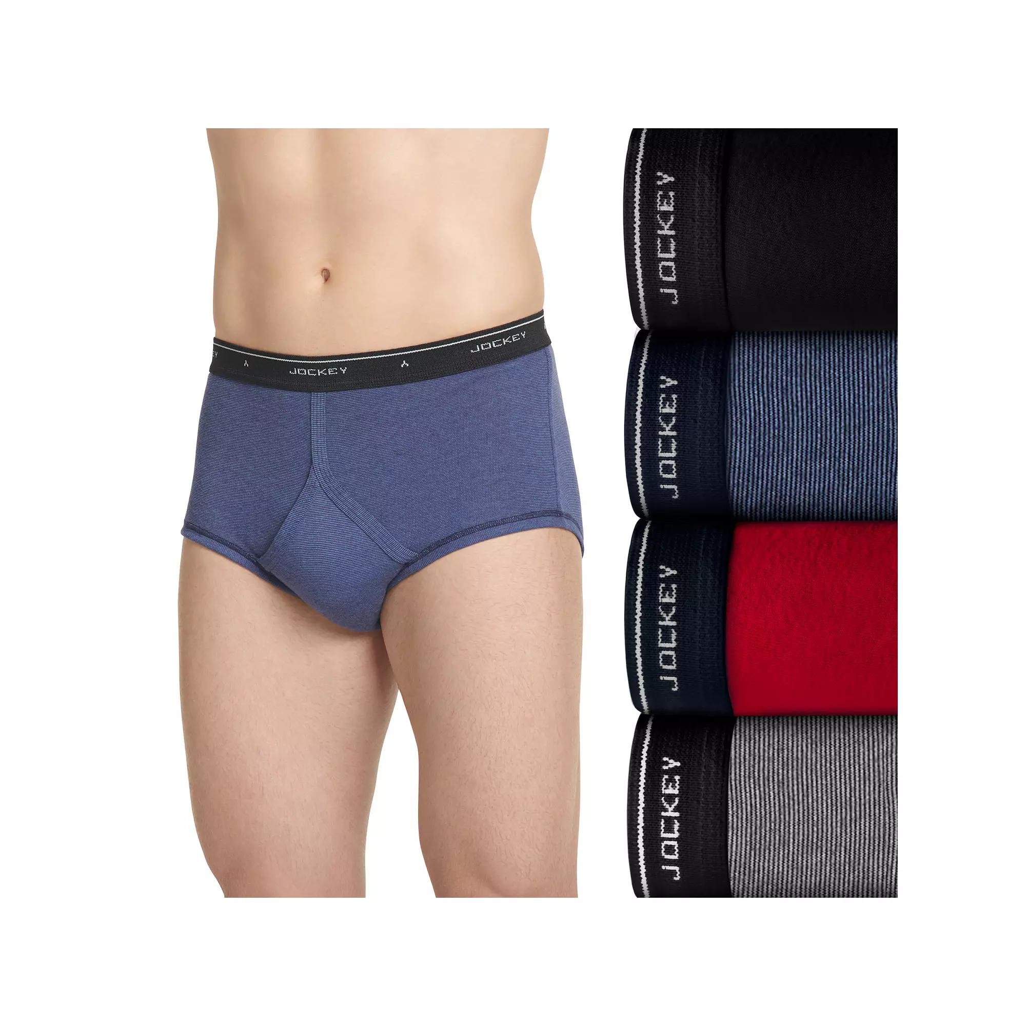 Men's Jockey® 4-pack Classic Knit Full-Rise Briefs,  Product Image