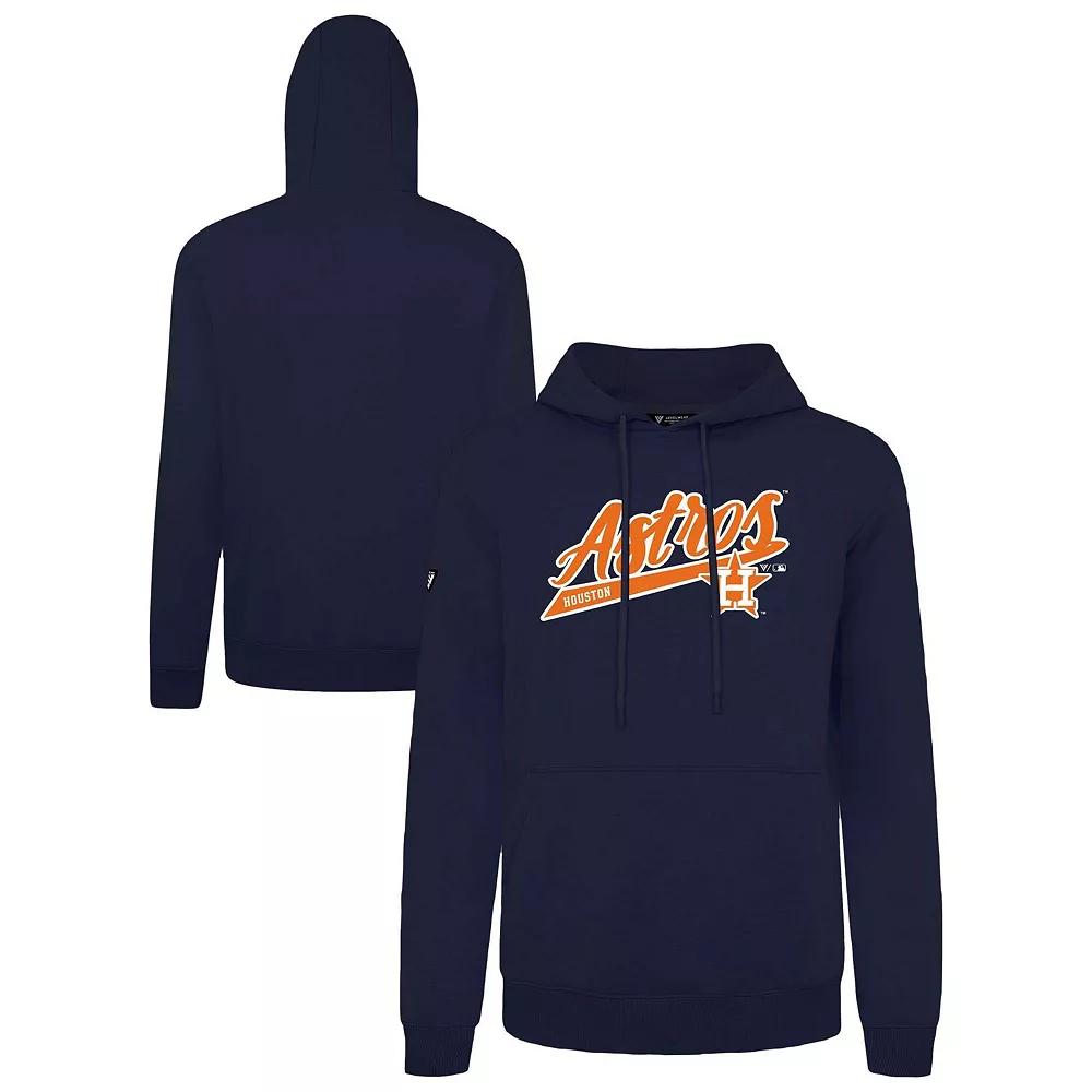 Men's Levelwear  Navy Houston Astros Podium Fleece Pullover Hoodie, Size: Large, Blue Product Image