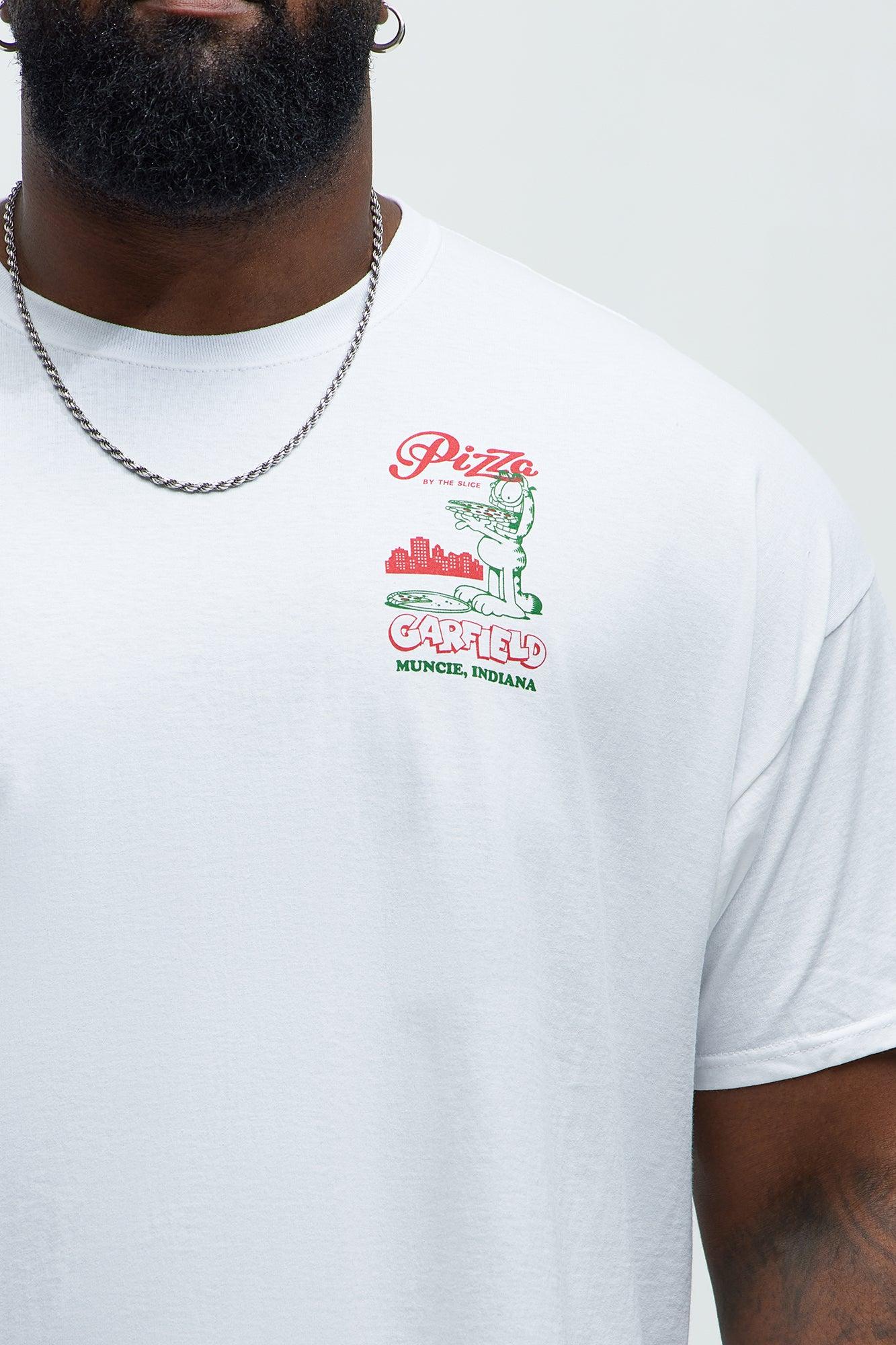 Garfield Pizza Co. Short Sleeve Tee - White Product Image