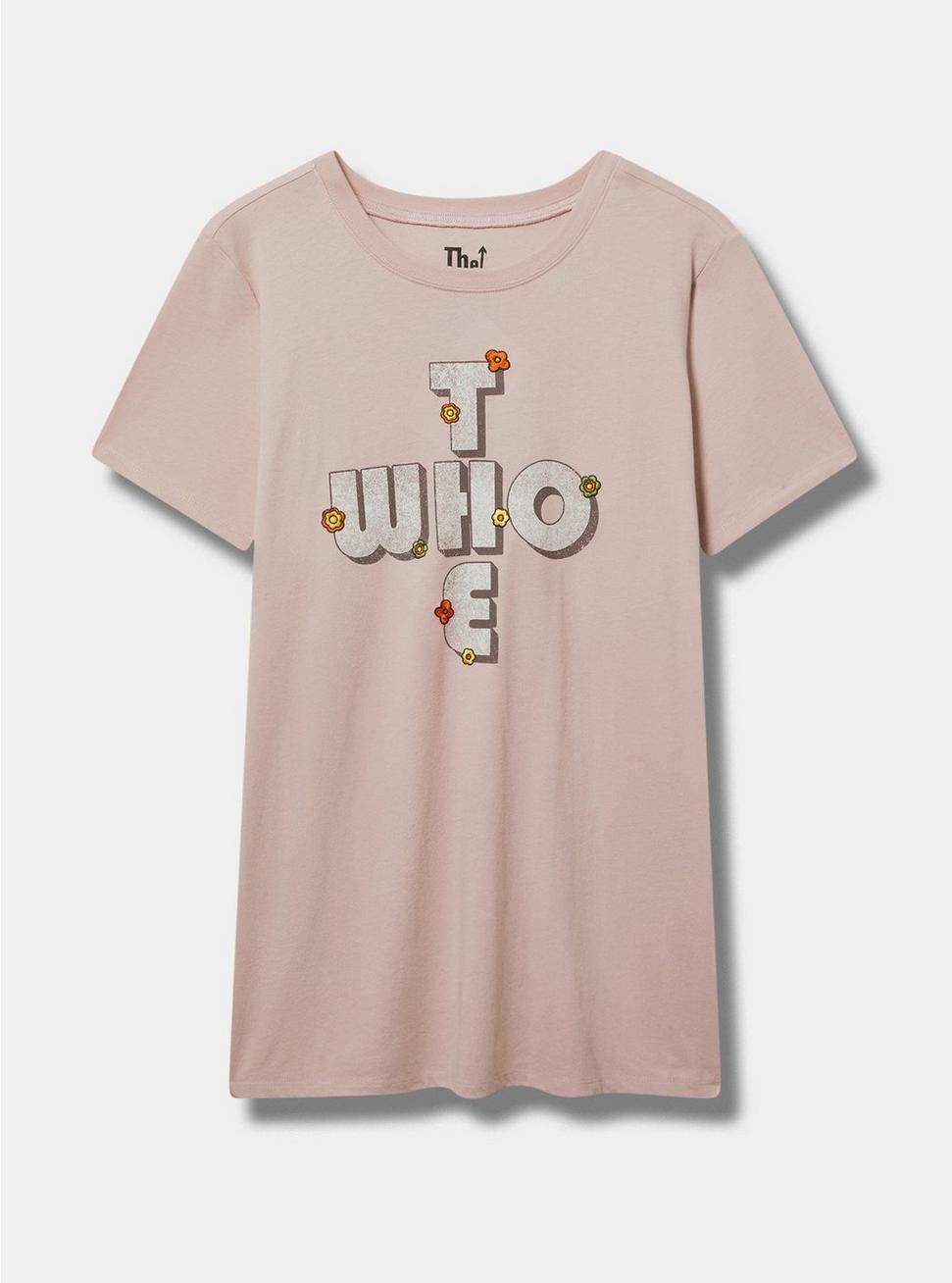 The Who Classic Cotton Crew Embroidery Tee Product Image