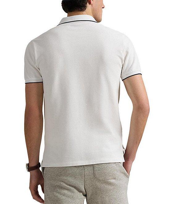 Polo Ralph Lauren Classic Fit Tipped Stretch Mesh Short Sleeve Polo Shirt Product Image