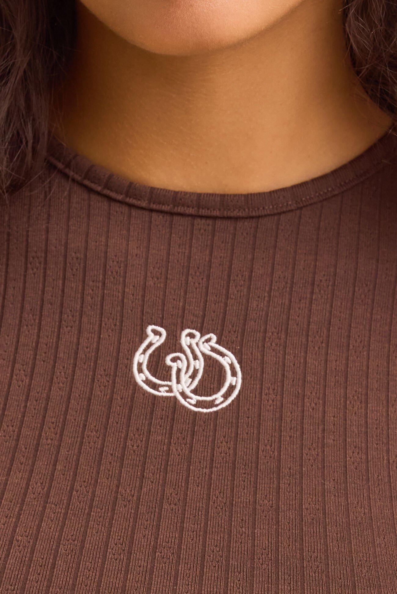 Good Fortune Ribbed Cropped Tank Product Image