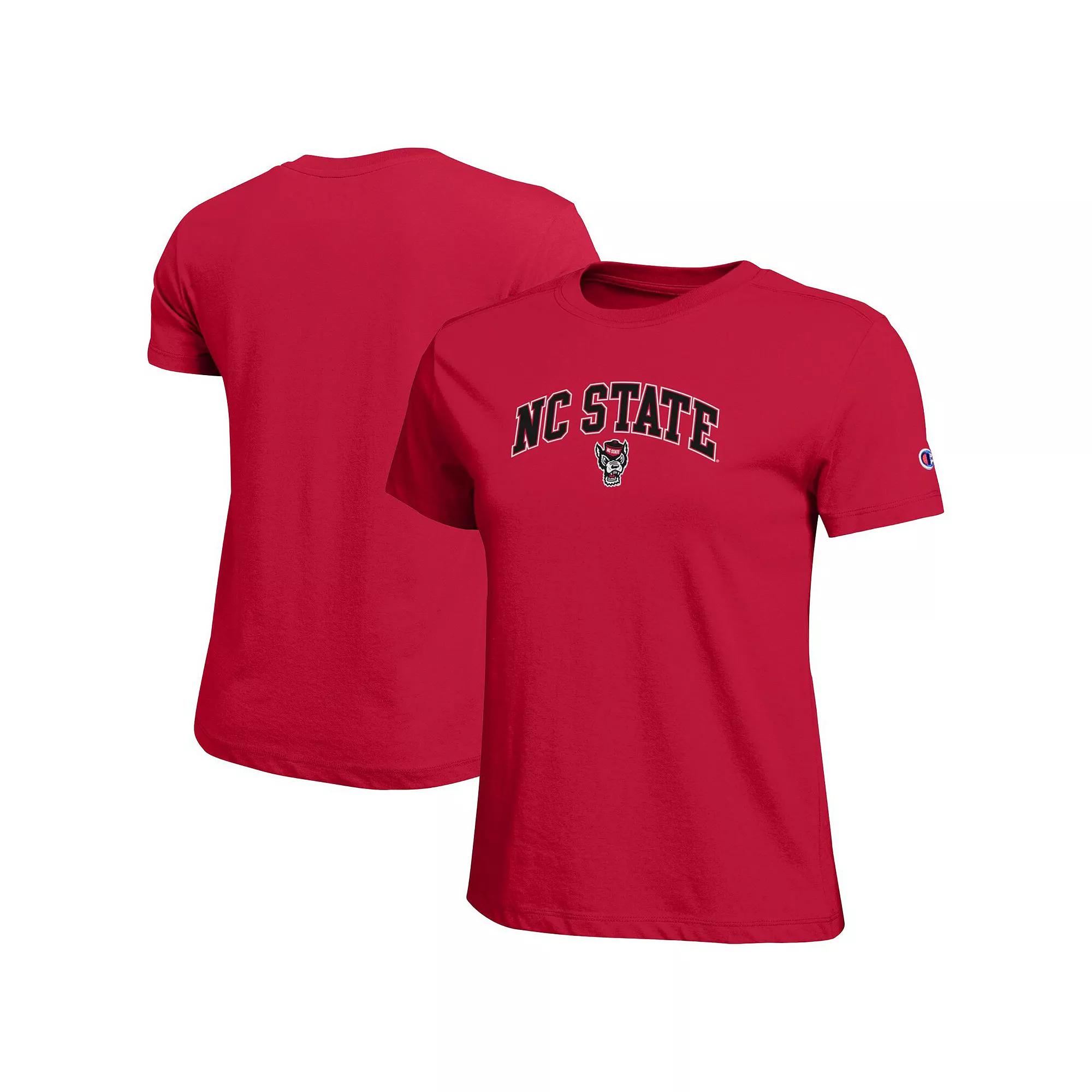 Women's Champion Navy Arizona Wildcats Arched Over Logo T-Shirt,  Product Image
