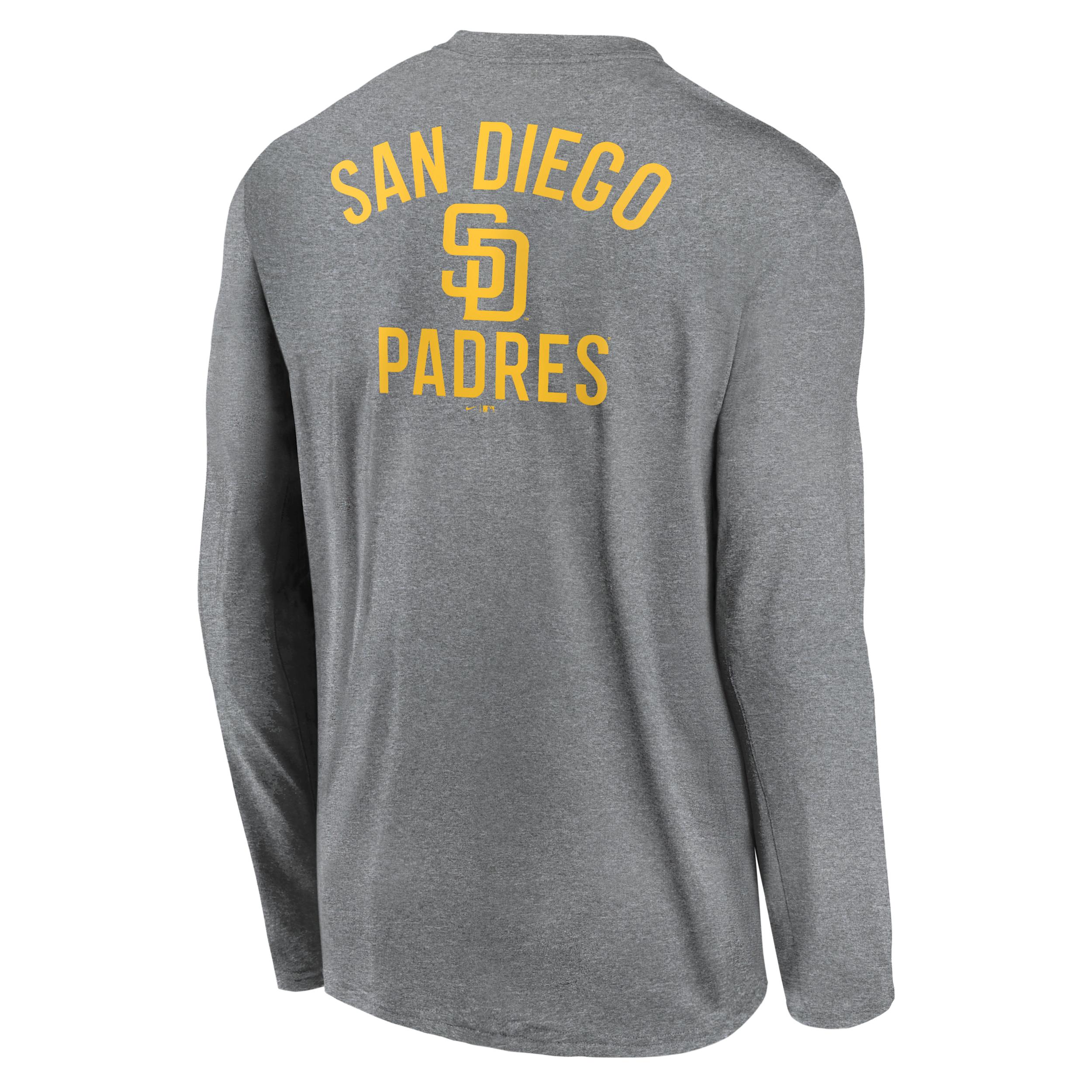 San Diego Padres 2-Hit Legend Nike Men's Dri-FIT MLB Long-Sleeve T-Shirt Product Image