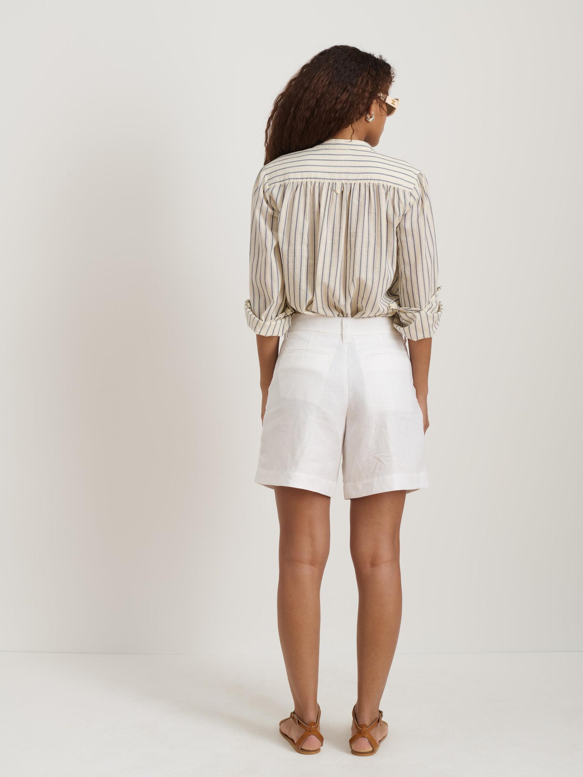 Ali Striped Top In Cotton Voile Product Image