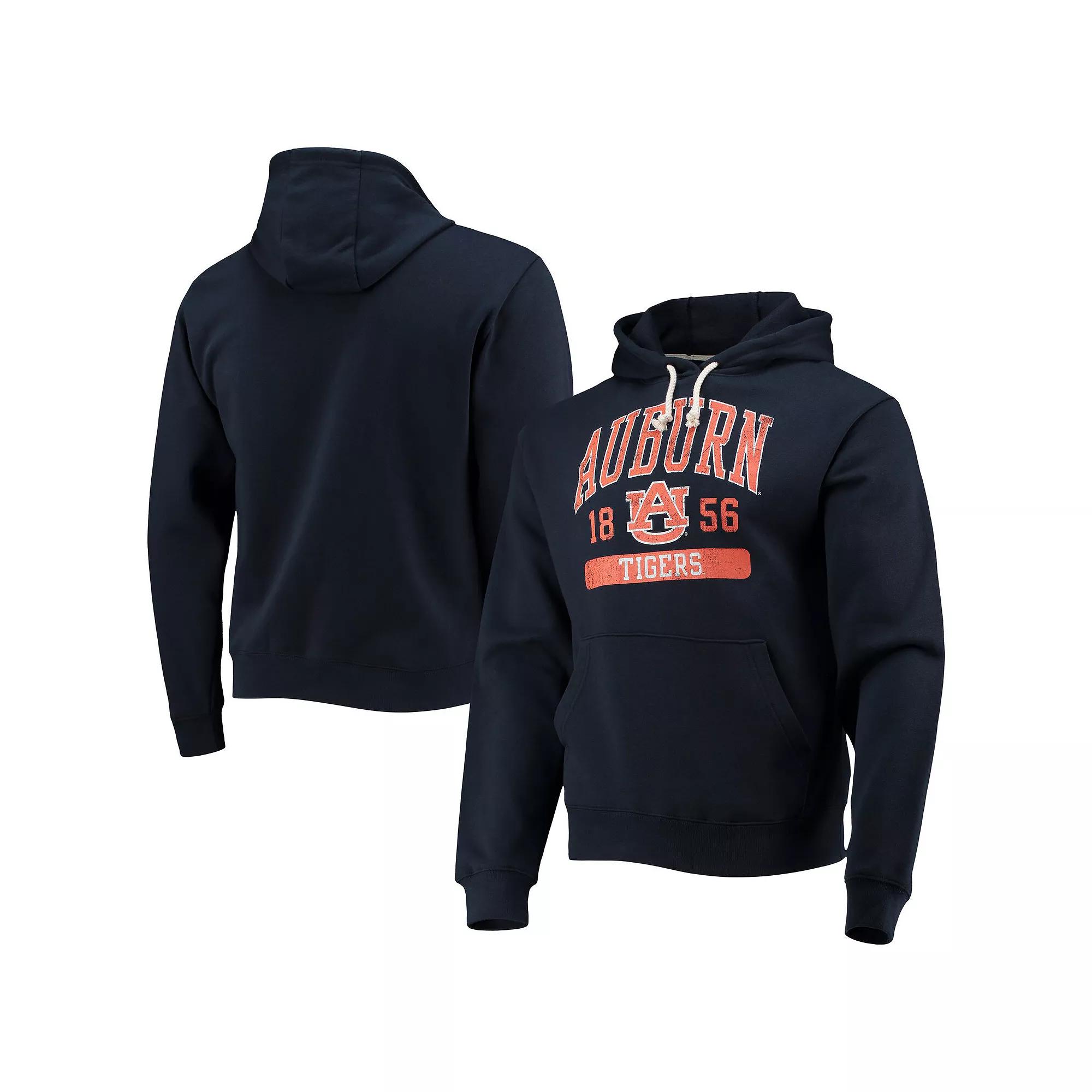 Men's League Collegiate Wear Navy Auburn Tigers Volume Up Essential Fleece Pullover Hoodie,  Product Image