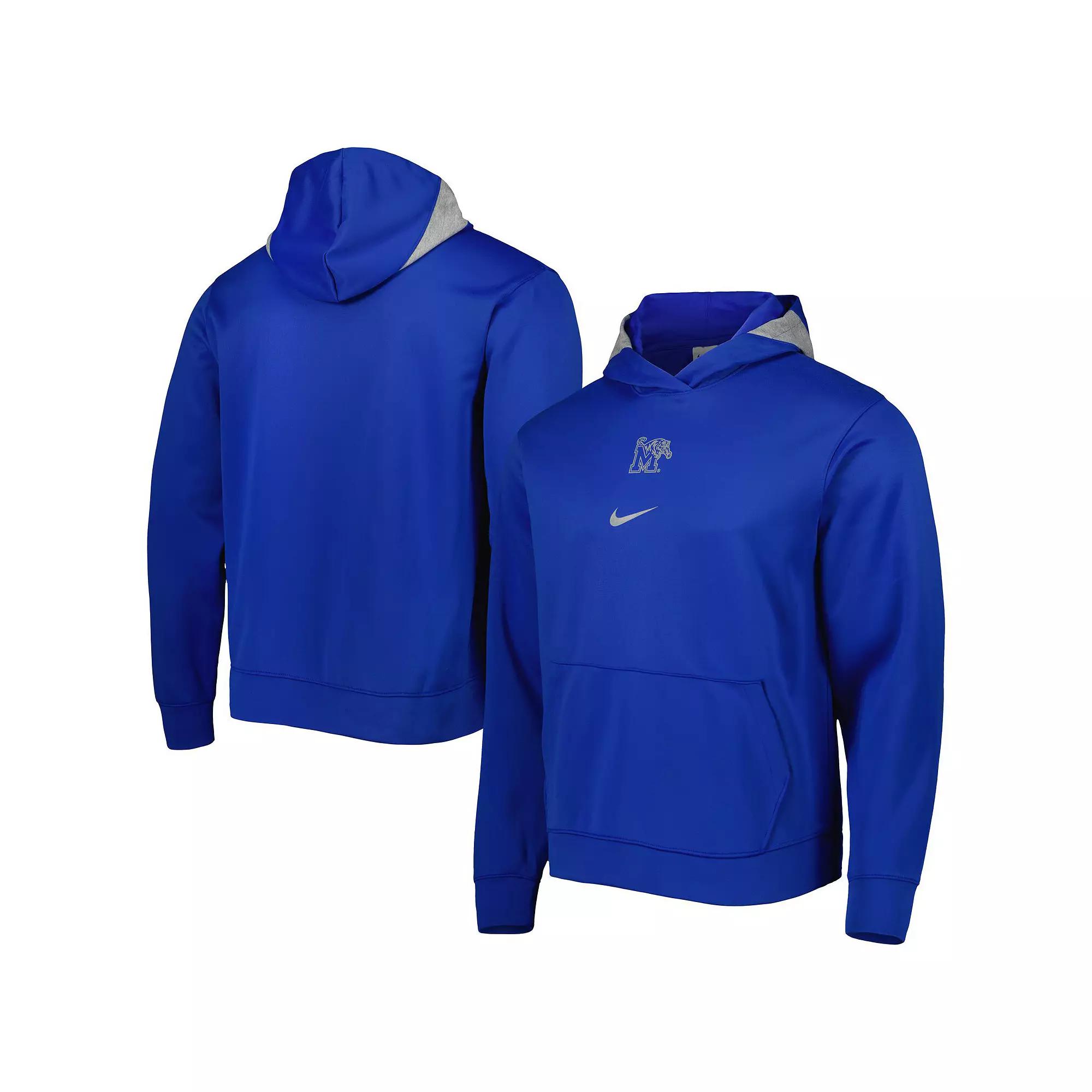Men's Nike Royal Memphis Tigers Spotlight Performance Pullover Hoodie, Size: Medium, Blue Product Image