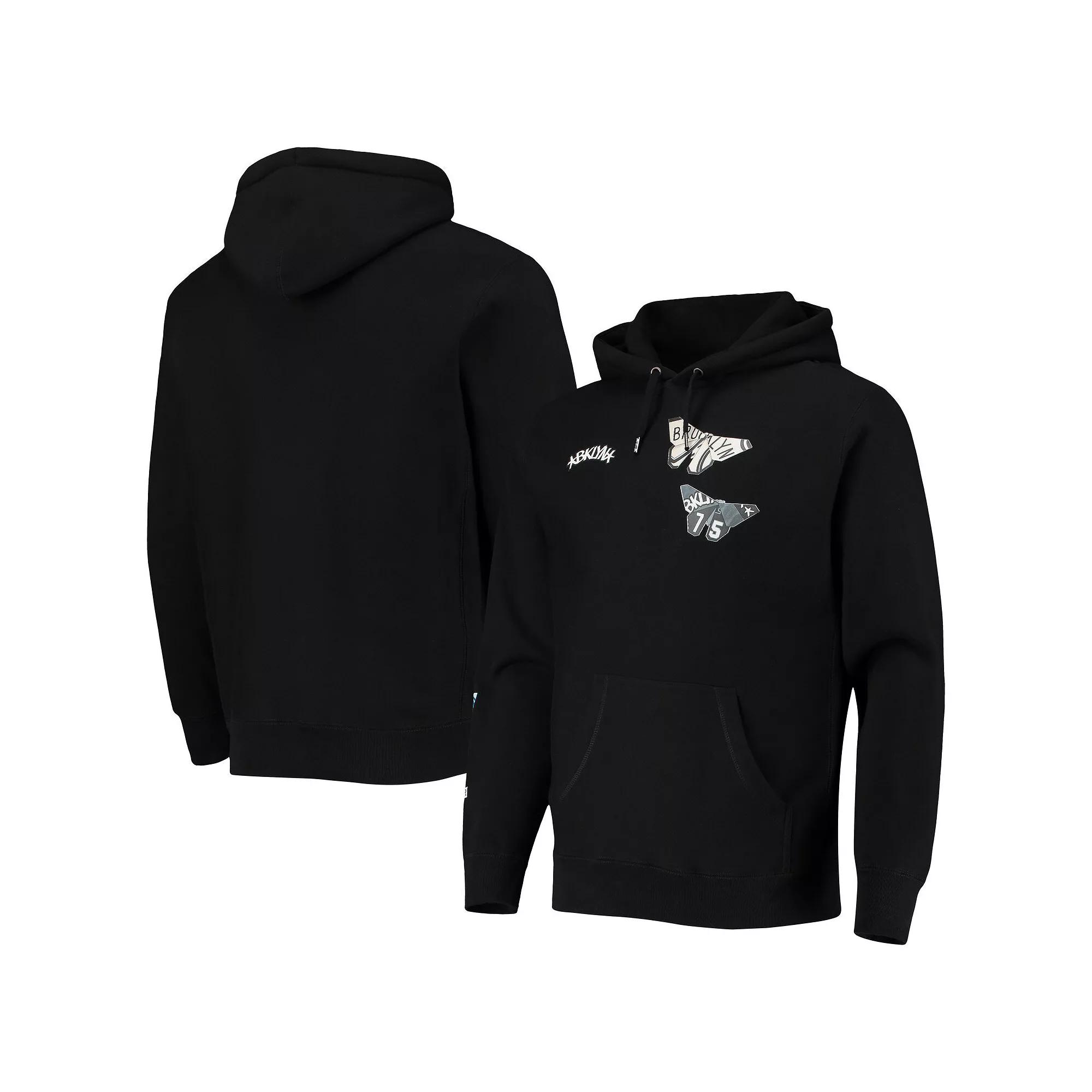 Men's Black Brooklyn Nets NBA x Sue Tsai Pullover Hoodie,  Product Image