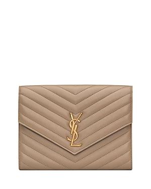 Womens Cassandre Matelass Flap Pouch In Lambskin Size 0 Product Image