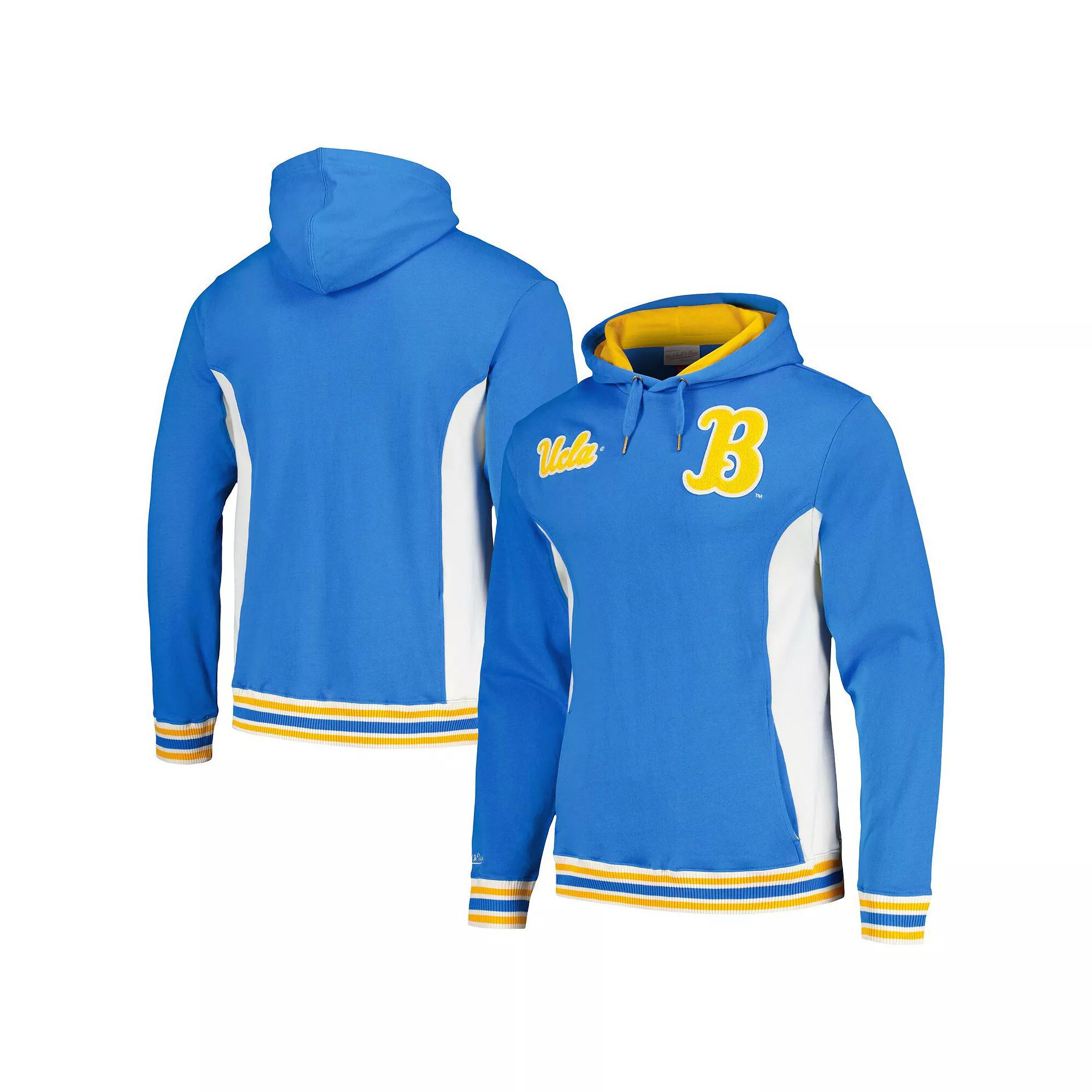 Men's Mitchell & Ness Blue UCLA Bruins Team Legacy French Terry Pullover Hoodie,  Product Image