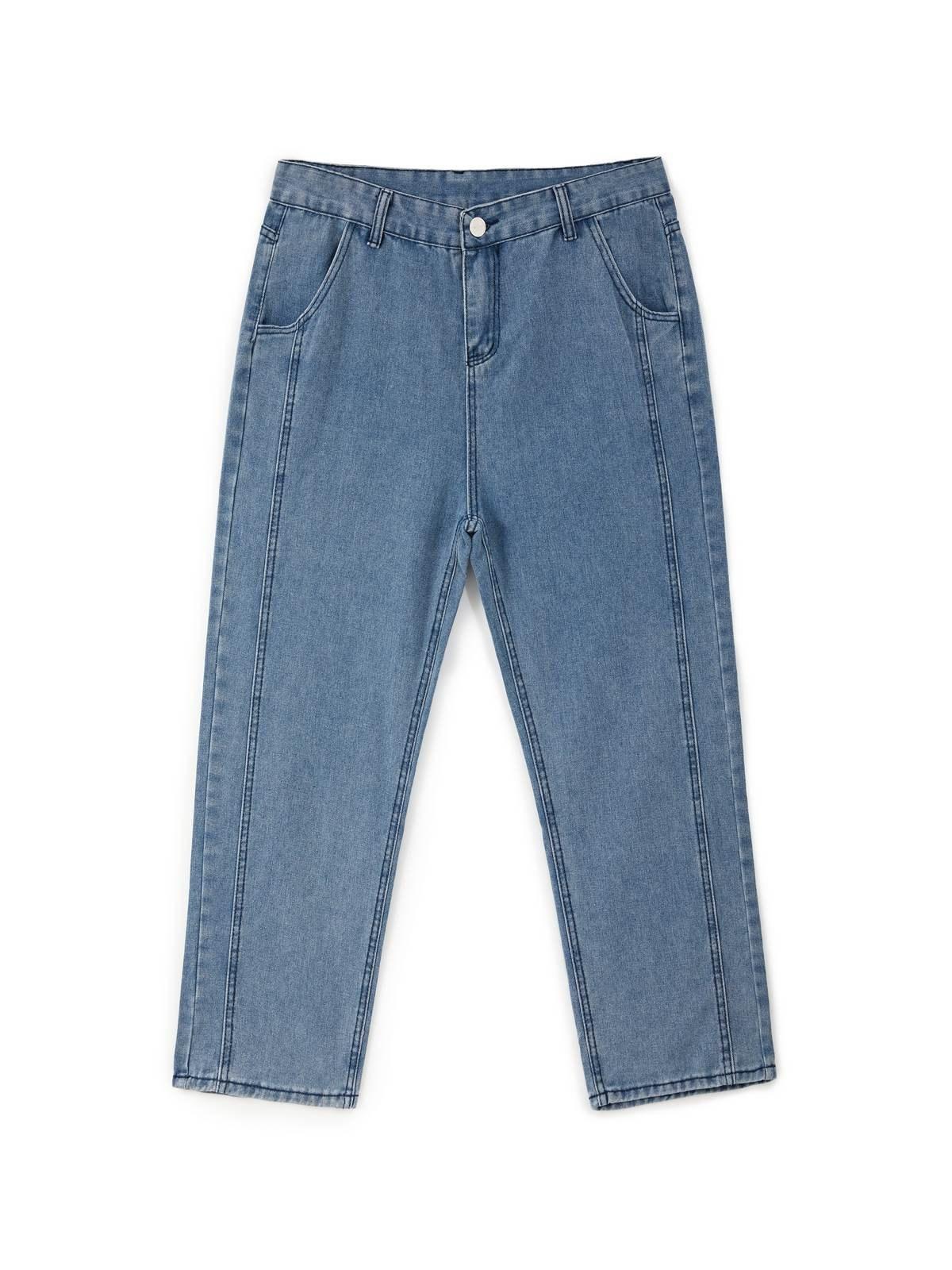 Men's Vintage Washed Loose Jeans Product Image