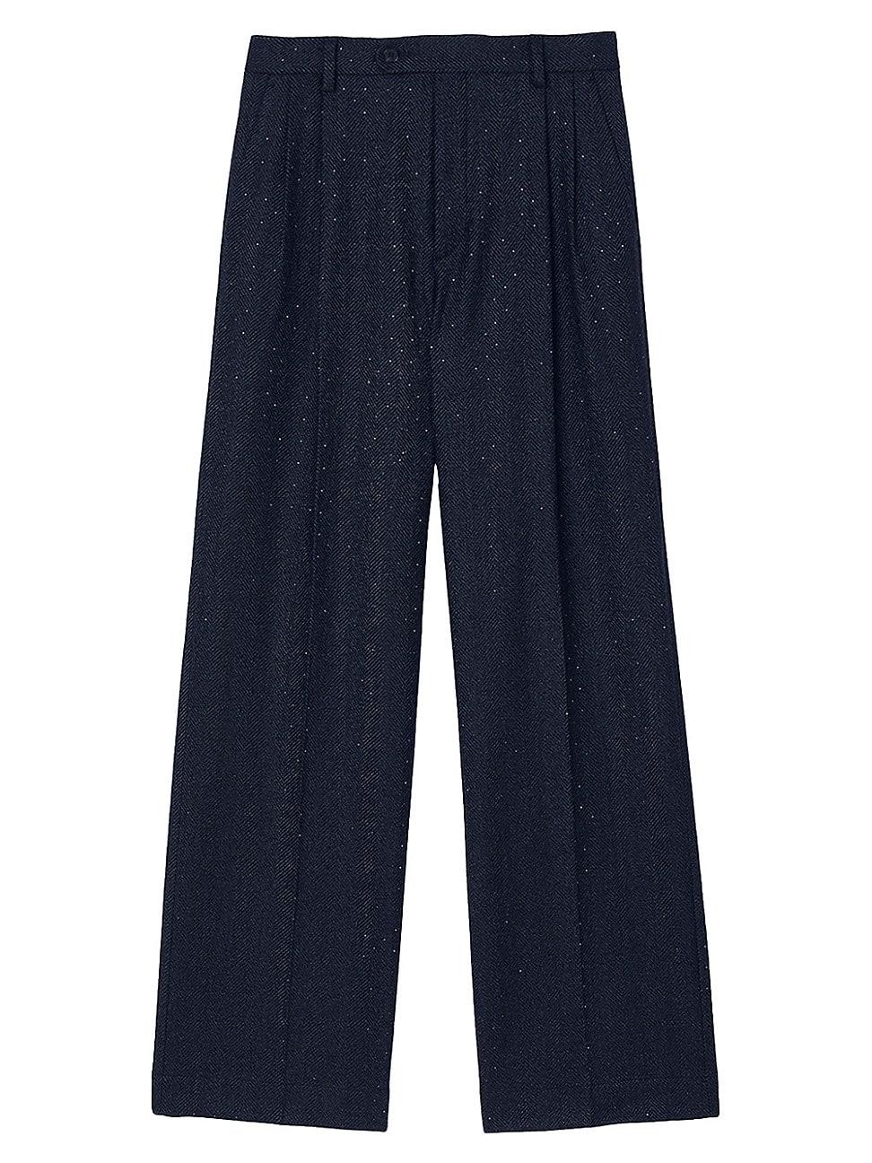 Womens Striped Trousers Product Image