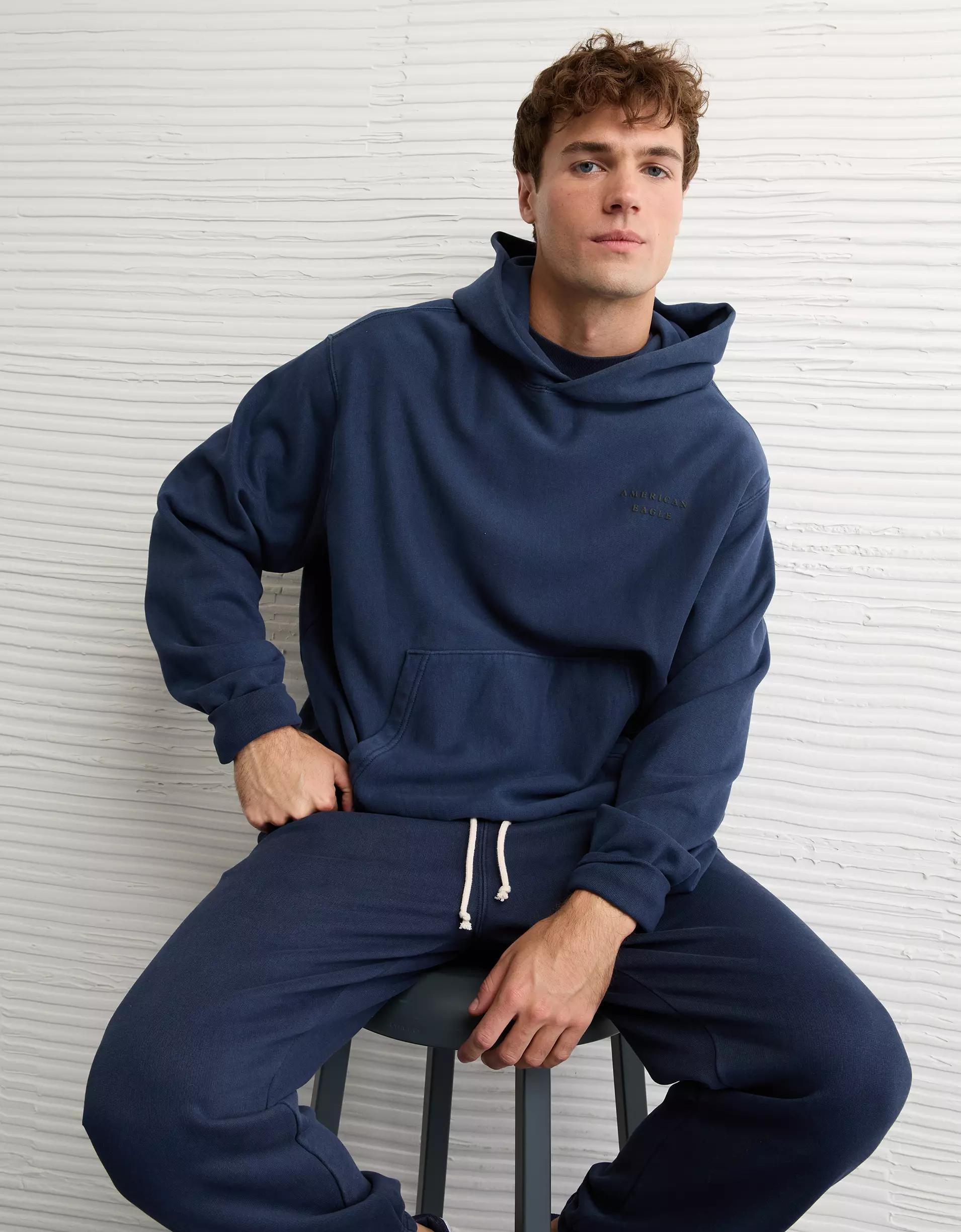 AE Laidback Luxe Heavyweight Graphic Hoodie Product Image