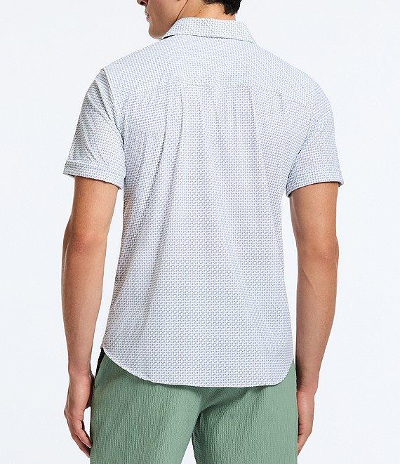Robert Graham Copacabana Stretch Knit Short Sleeve Woven Shirt Product Image