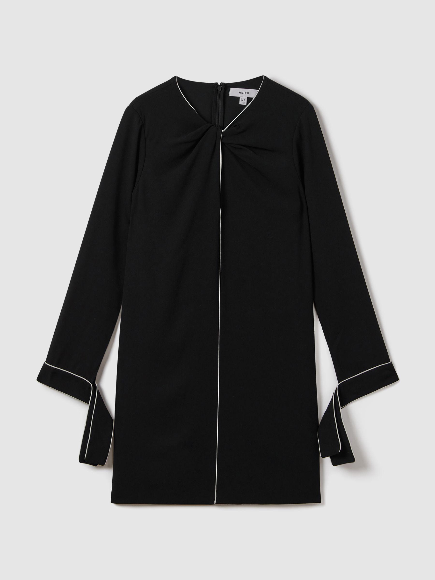 Shift Mini Dress in Black Product Image