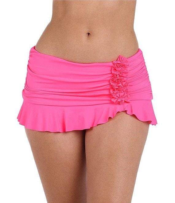 La Blanca Island Goddess Ruffle Skirted Swim Bottom Product Image