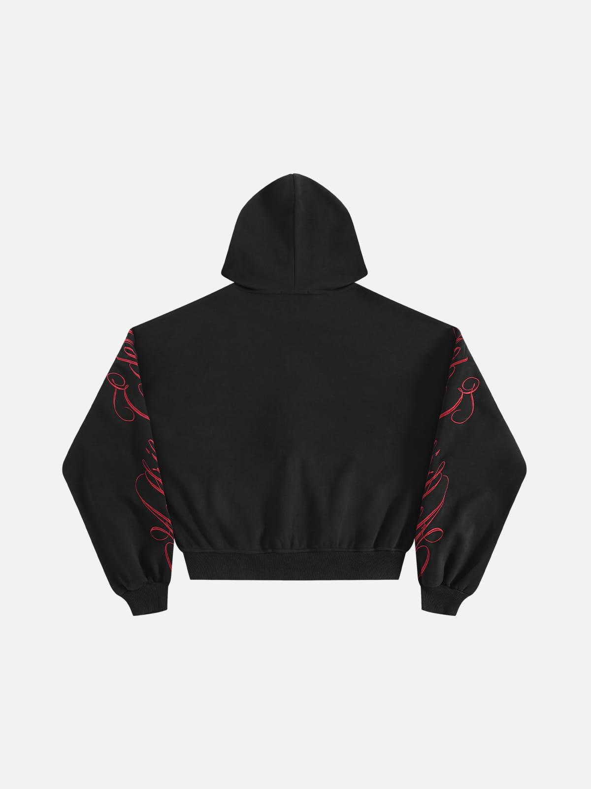 Aelfric Eden Boxy Embroidery Hoodie Sets Product Image