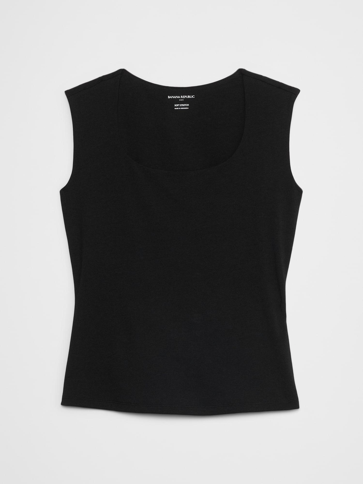 Scoop-Neck Soft Stretch Top Product Image