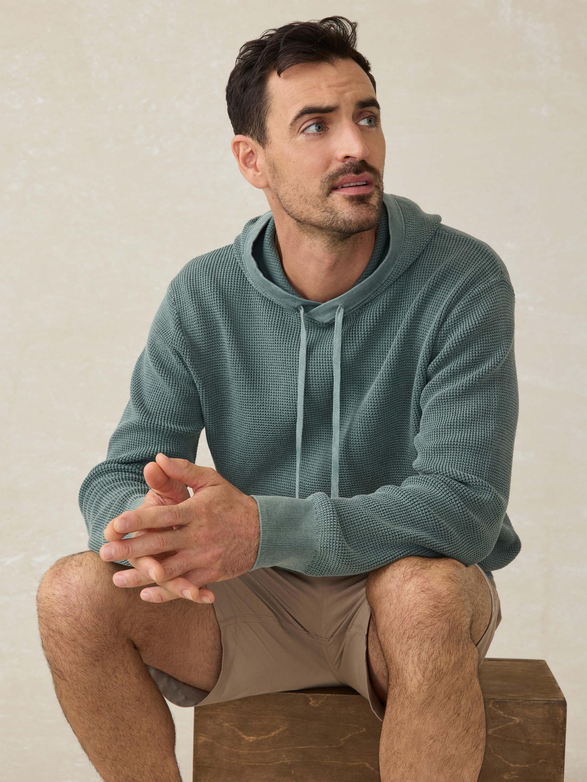 Sunwashed Sweater Hoodie - Mountain Olive Male Product Image