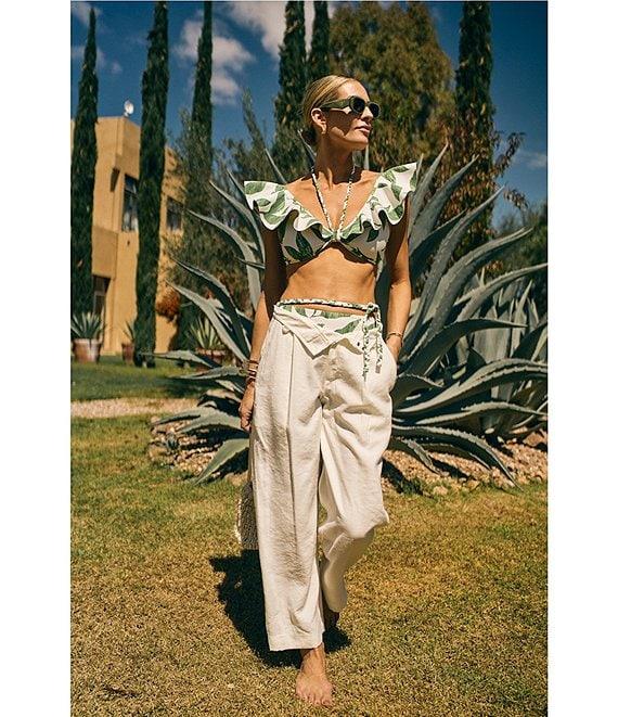 Antonio Melani x M.G. Style Sorrento Bonded Ruffle Bralette Swim Top Product Image