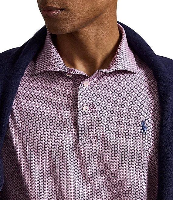 Polo Ralph Lauren RLX Golf Mini Print Short Sleeve Polo Shirt Product Image