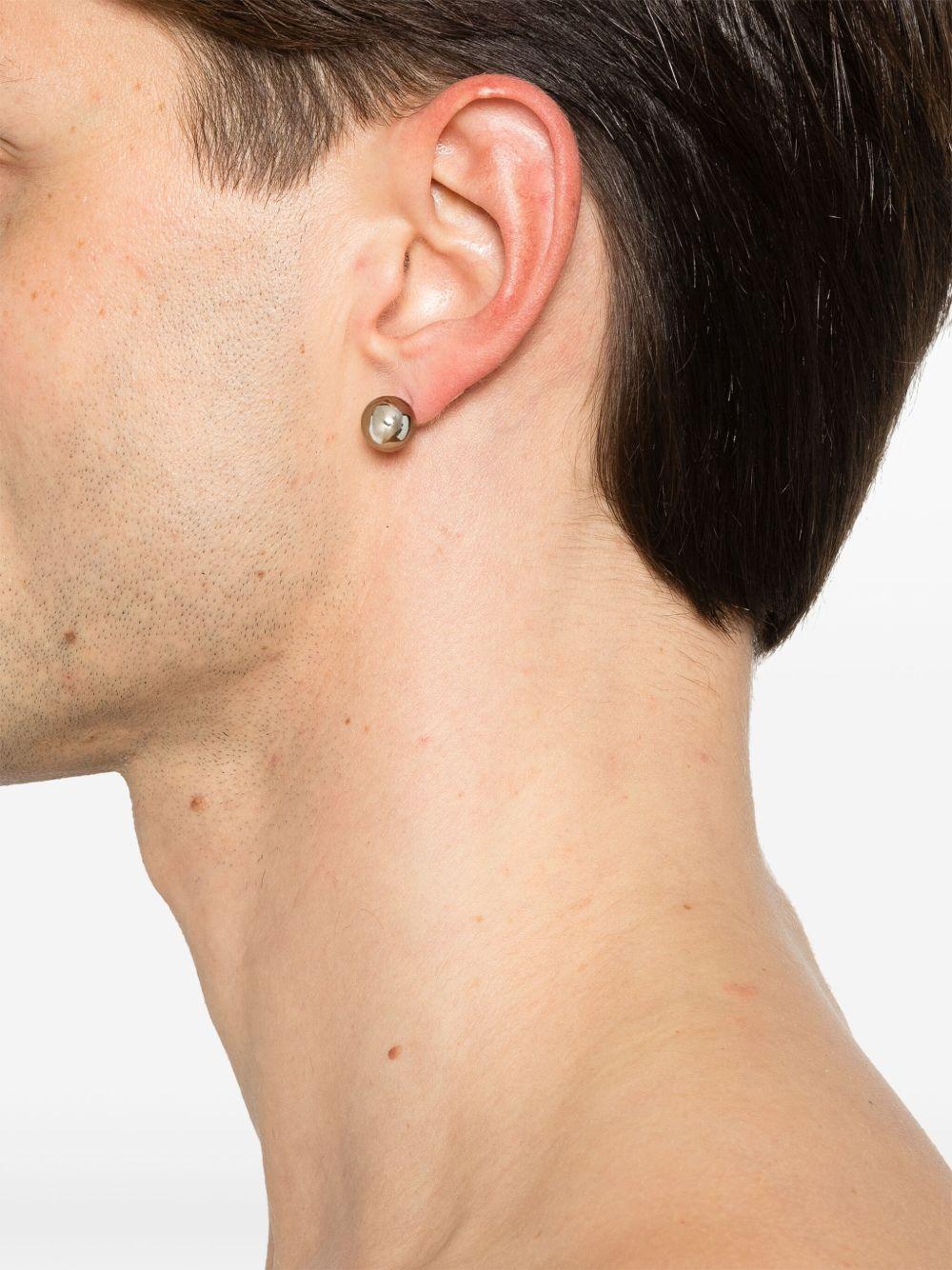 metallic-finish earrings Product Image