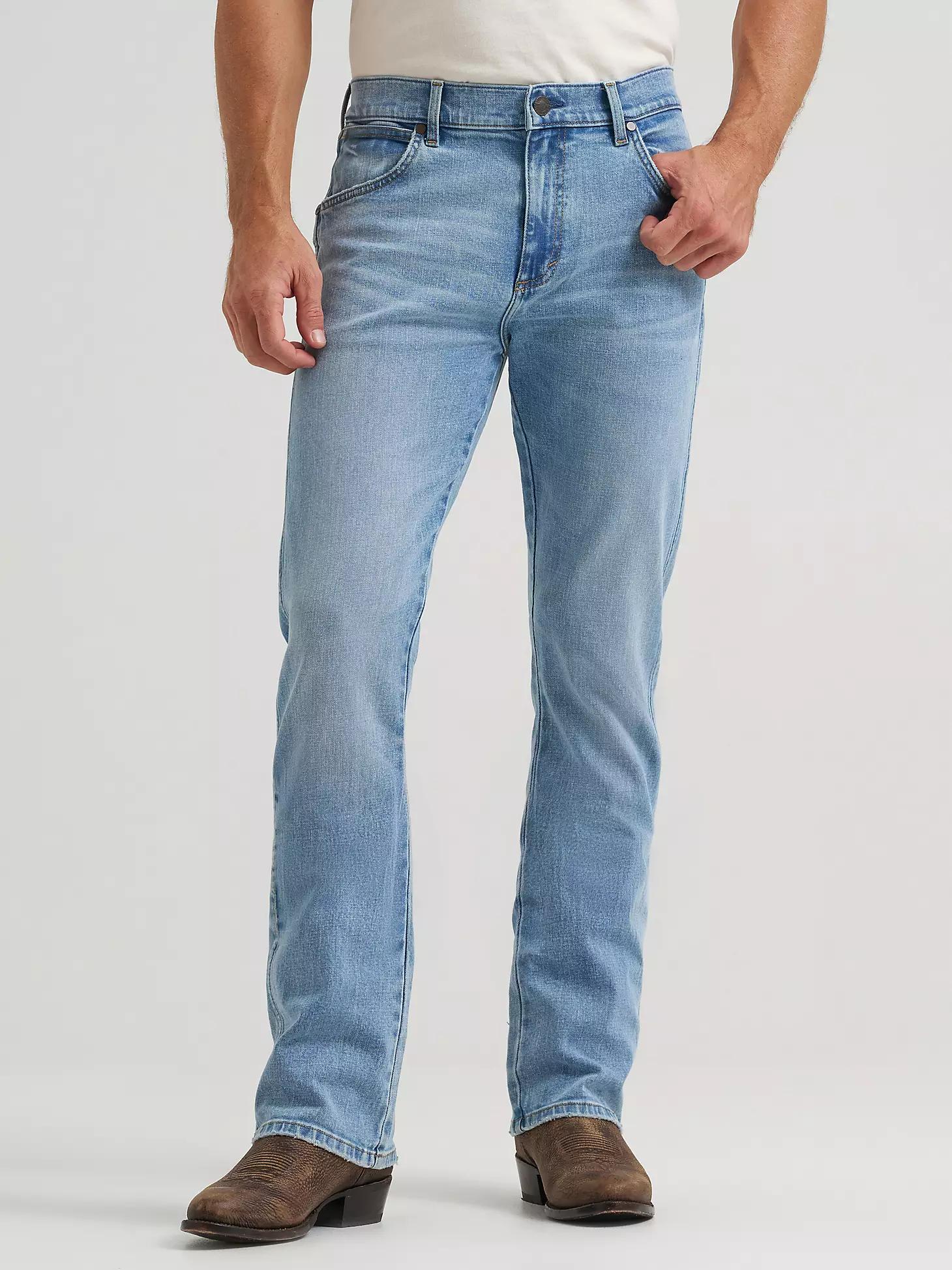 Men's Wrangler Retro® Slim Fit Bootcut Jean | Men's JEANS | Wrangler® Product Image