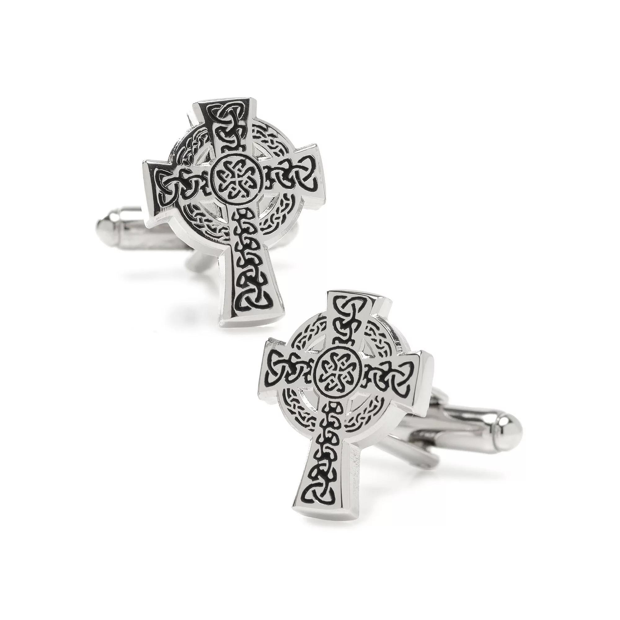 Men's Cuff Links, Inc. Celtic Cross Cufflinks, Silver Product Image
