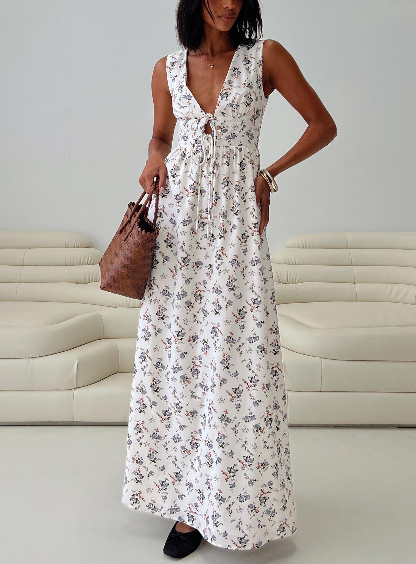 Pokey Maxi Dress Floral Multi Product Image