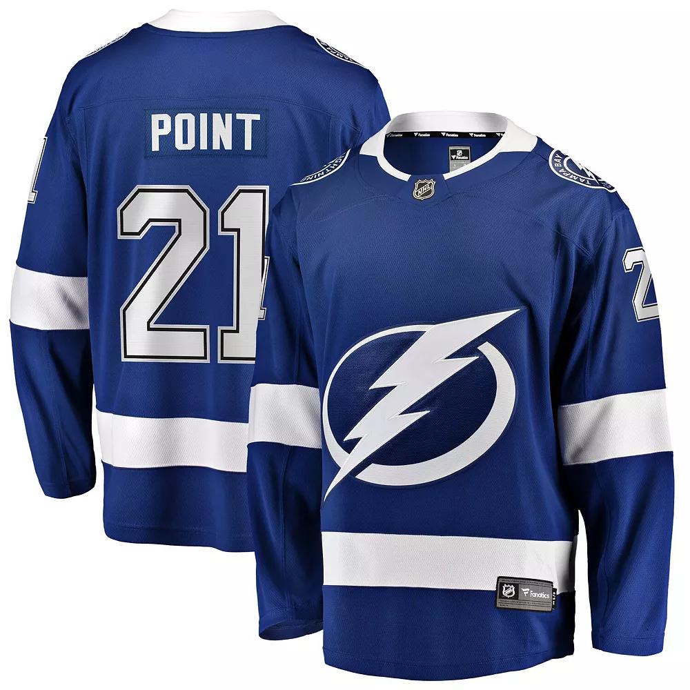 Men's Fanatics Branded Brayden Point Blue Tampa Bay Lightning Home Premier Breakaway Player Jersey,  Product Image