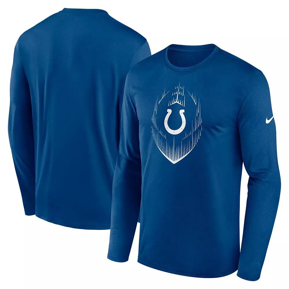 Mens Nike Royal Indianapolis Colts Legend Icon Long Sleeve T-Shirt Product Image