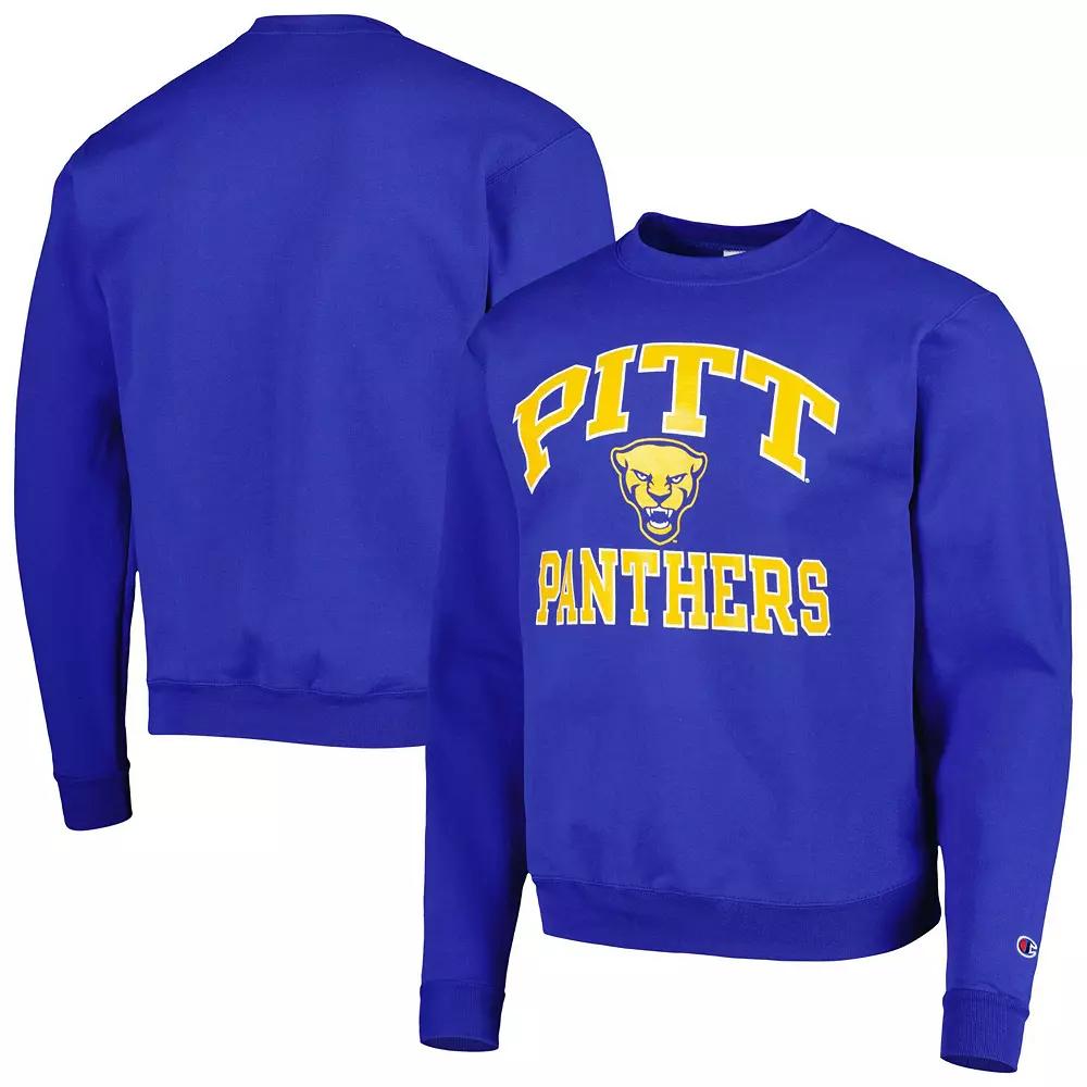 Men's Champion Royal Pitt Panthers High Motor Pullover Sweatshirt, Size: XL, Blue Product Image