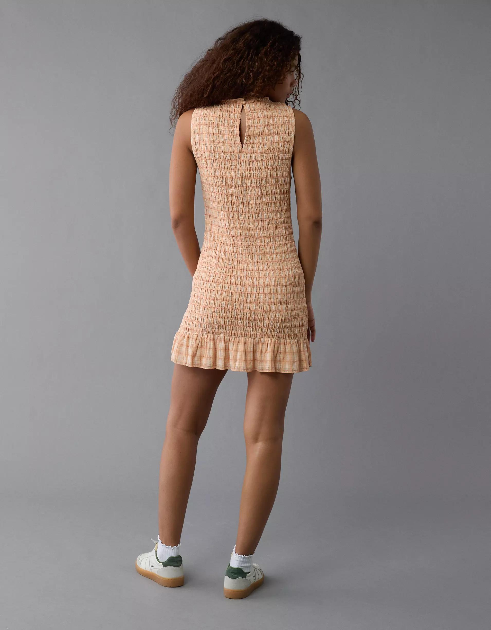 AE Smocked Bodycon Mini Dress Product Image