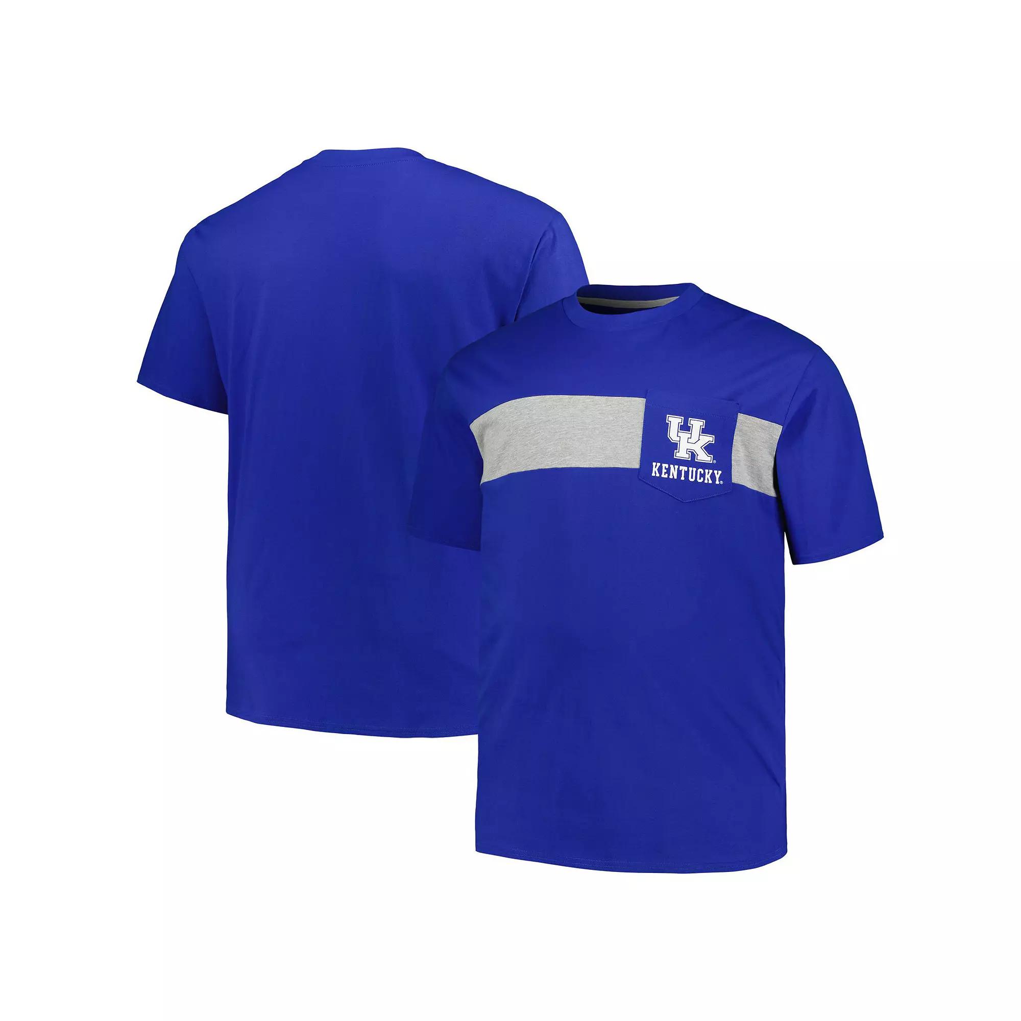 Men's Profile Royal Kentucky Wildcats Big & Tall Color Stripe T-Shirt,  Product Image