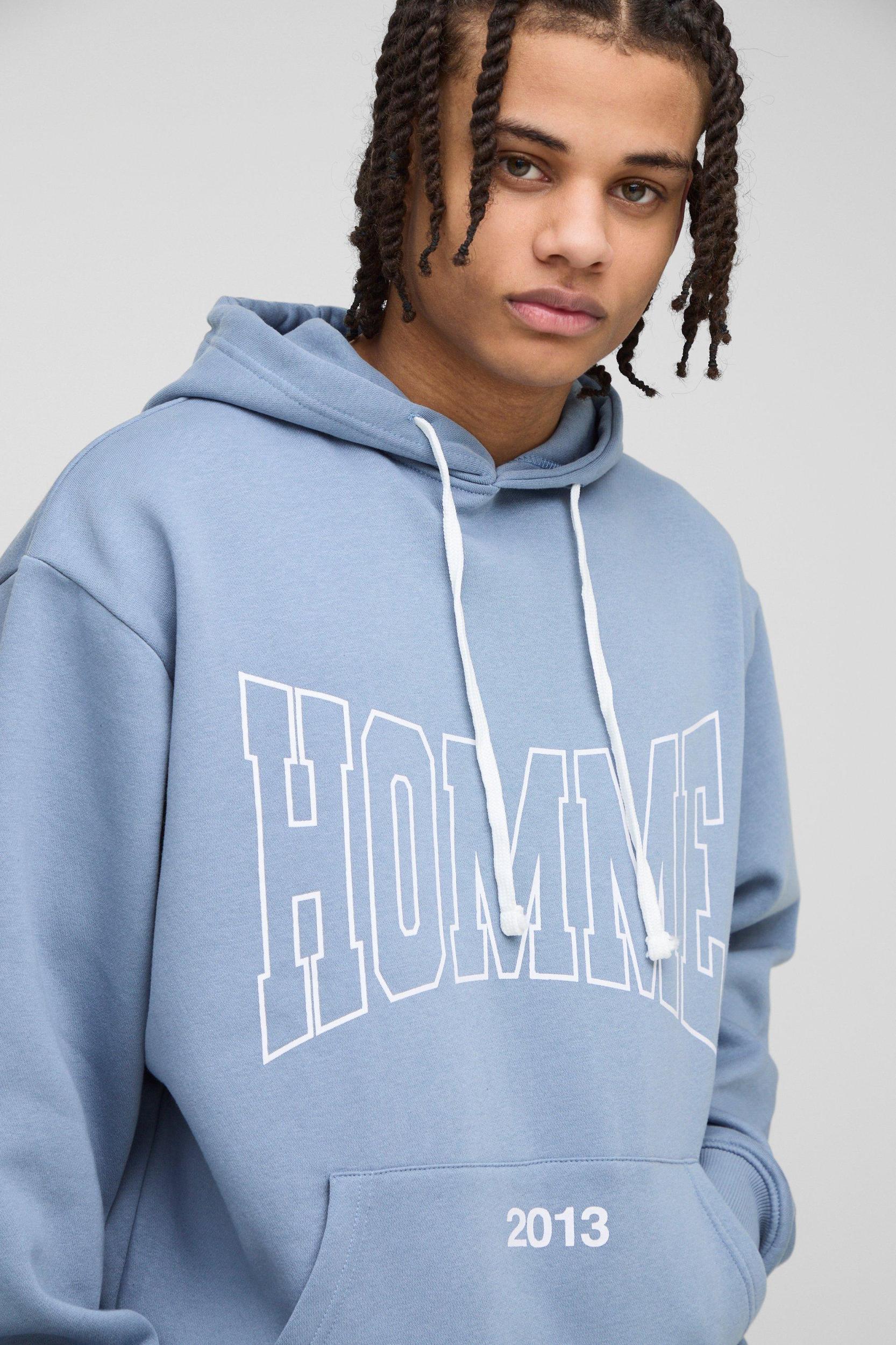 Oversized Homme Hoodie | boohooMAN USA Product Image