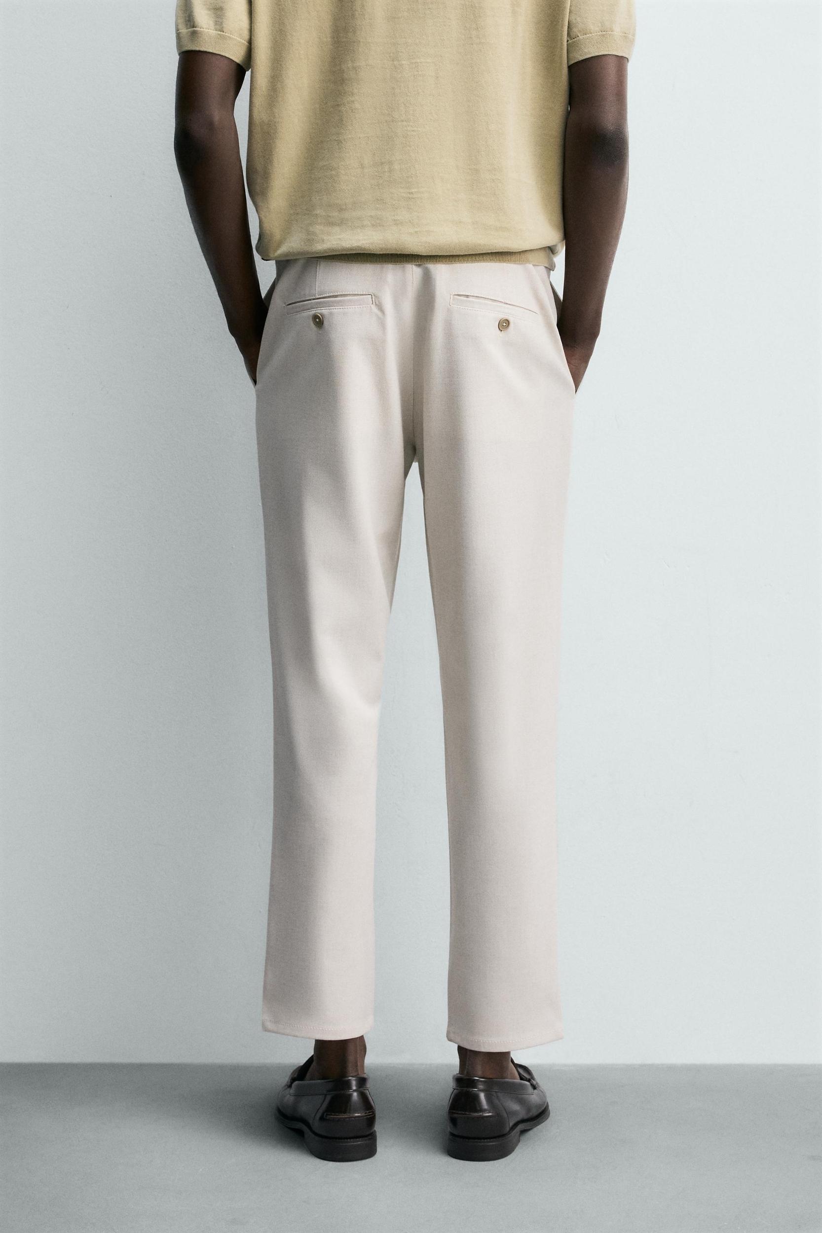 TEXTURED STRETCH CHINO PANTS Product Image