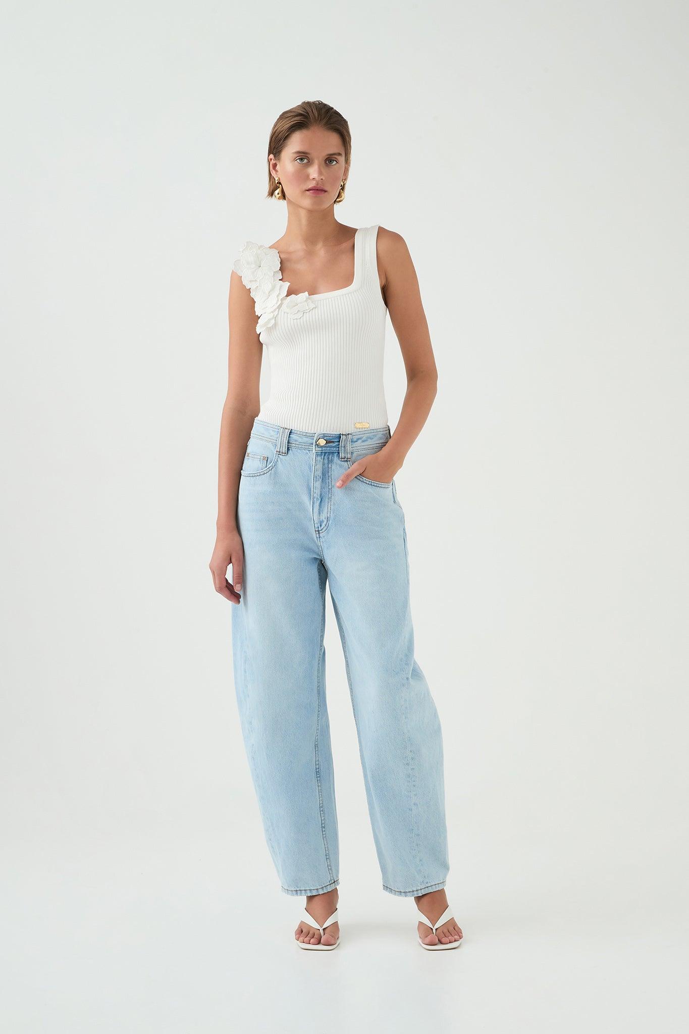 Pandorea Layered Top-SILVER BLUE / 12 Product Image