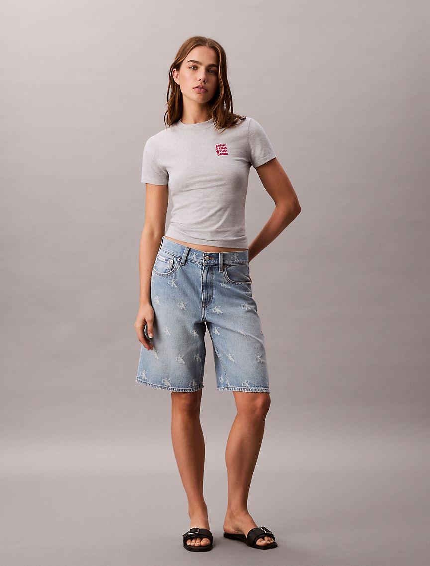 Square Logo Graphic Slim T-Shirt  Product Image