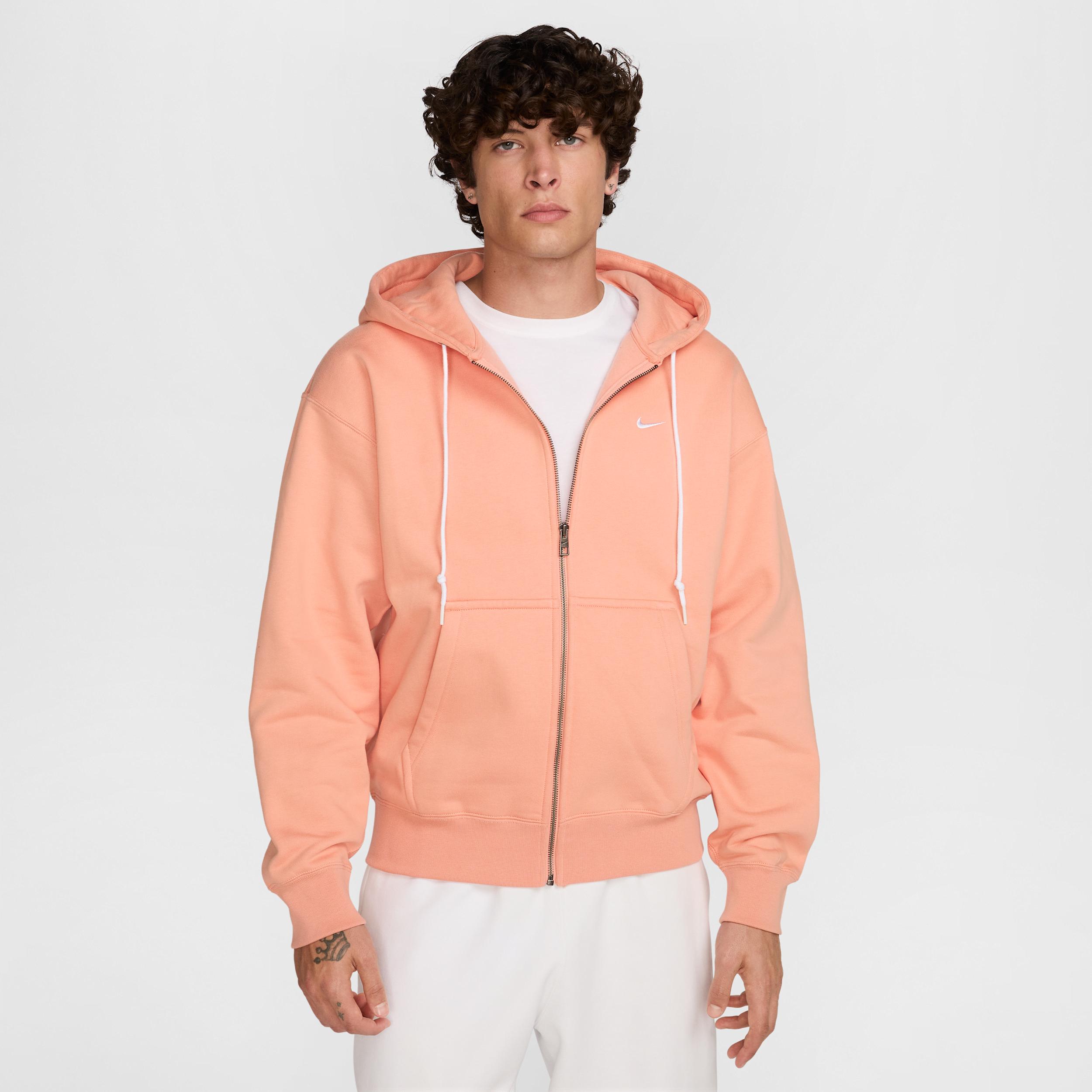 Nike Mens Solo Swoosh Full-Zip Hoodie | DR0403-844 Product Image