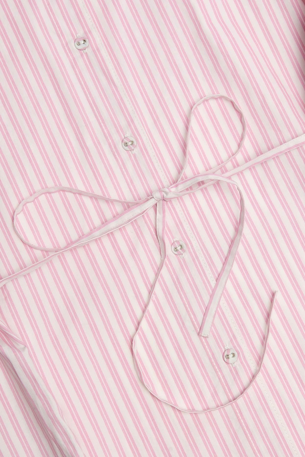 Oversized Shirt in Pink Stripe Product Image